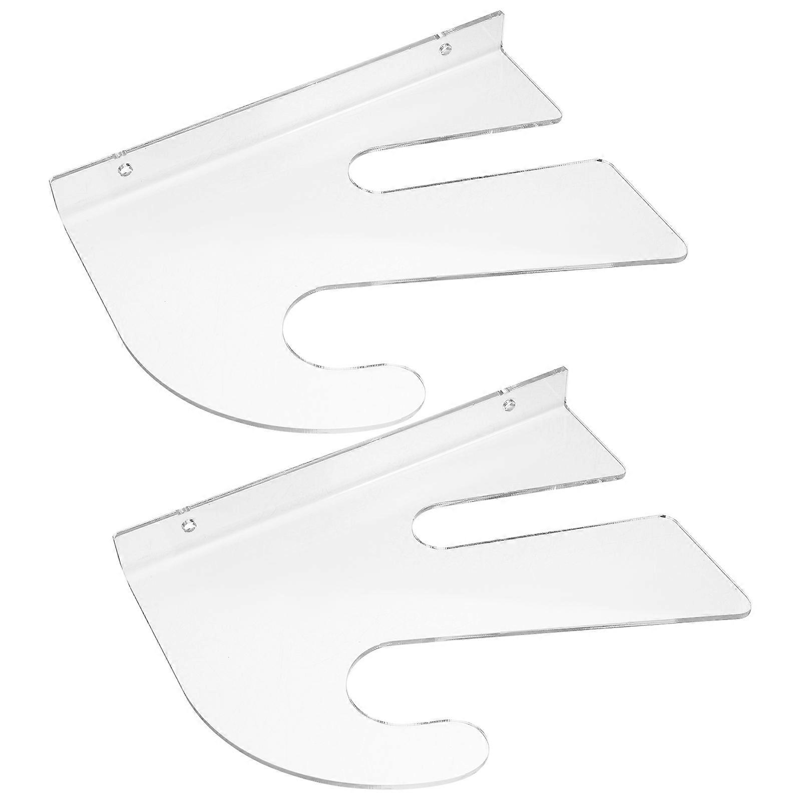 Skateboard Organizers for Storage with 10Pcs Transparent Acrylic Mounts