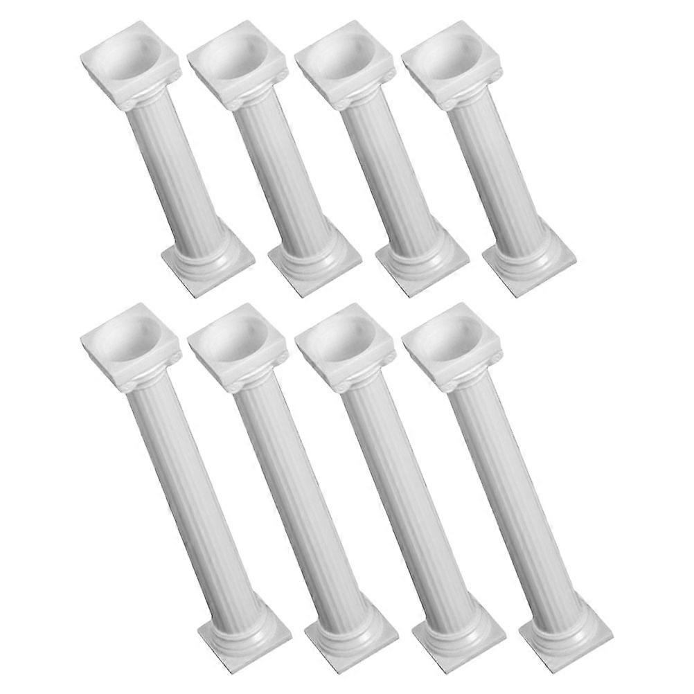 Roman Column Cake Stand Cake Supports for Wedding 24 Pieces