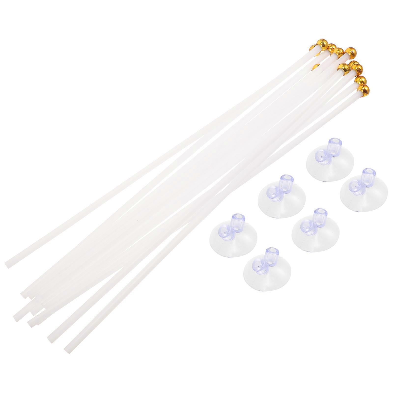 Car Flag Pole Bracket with Suction Mount for 6Pcs