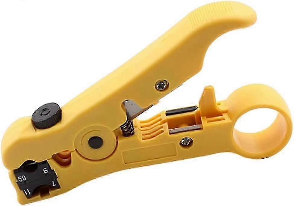 Wire Stripper Cutter Universal for Utp Cat5 Cat6 Flat or Round Wire Coaxial Cable Stripping Tool