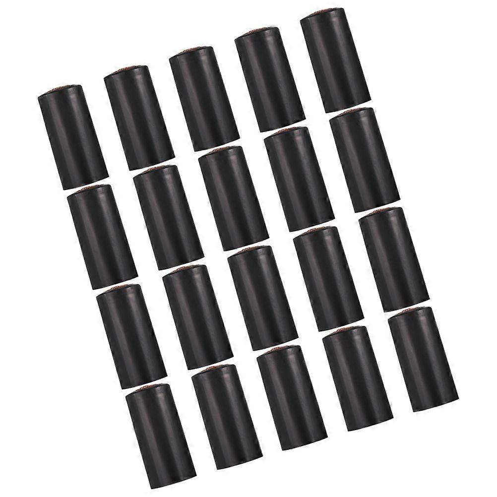 Heat Shrink Capsules for Closure 40Pcs Black Plastic Material