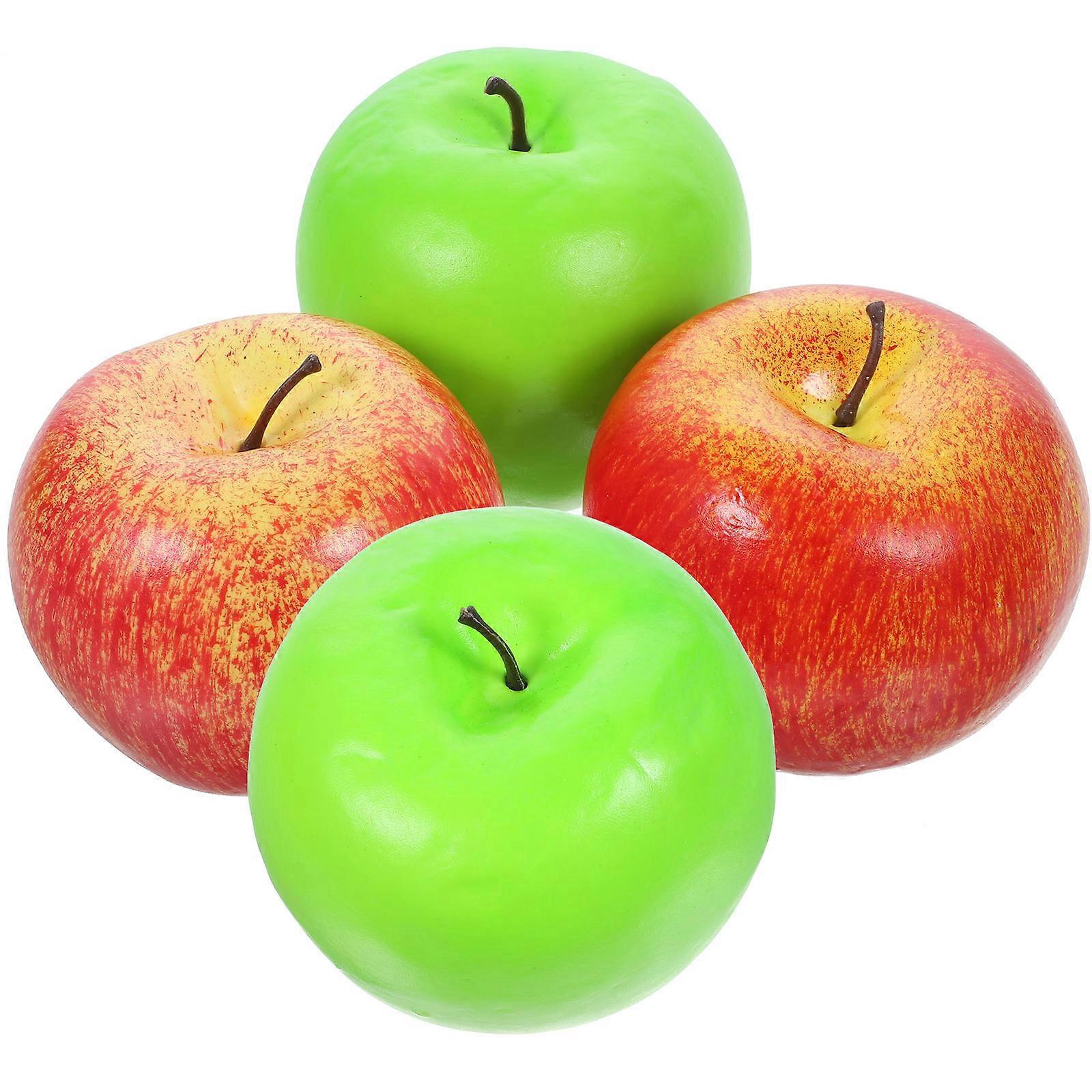 Fake Artificial for Decoration 4Pcs Decorative Foam Fruits