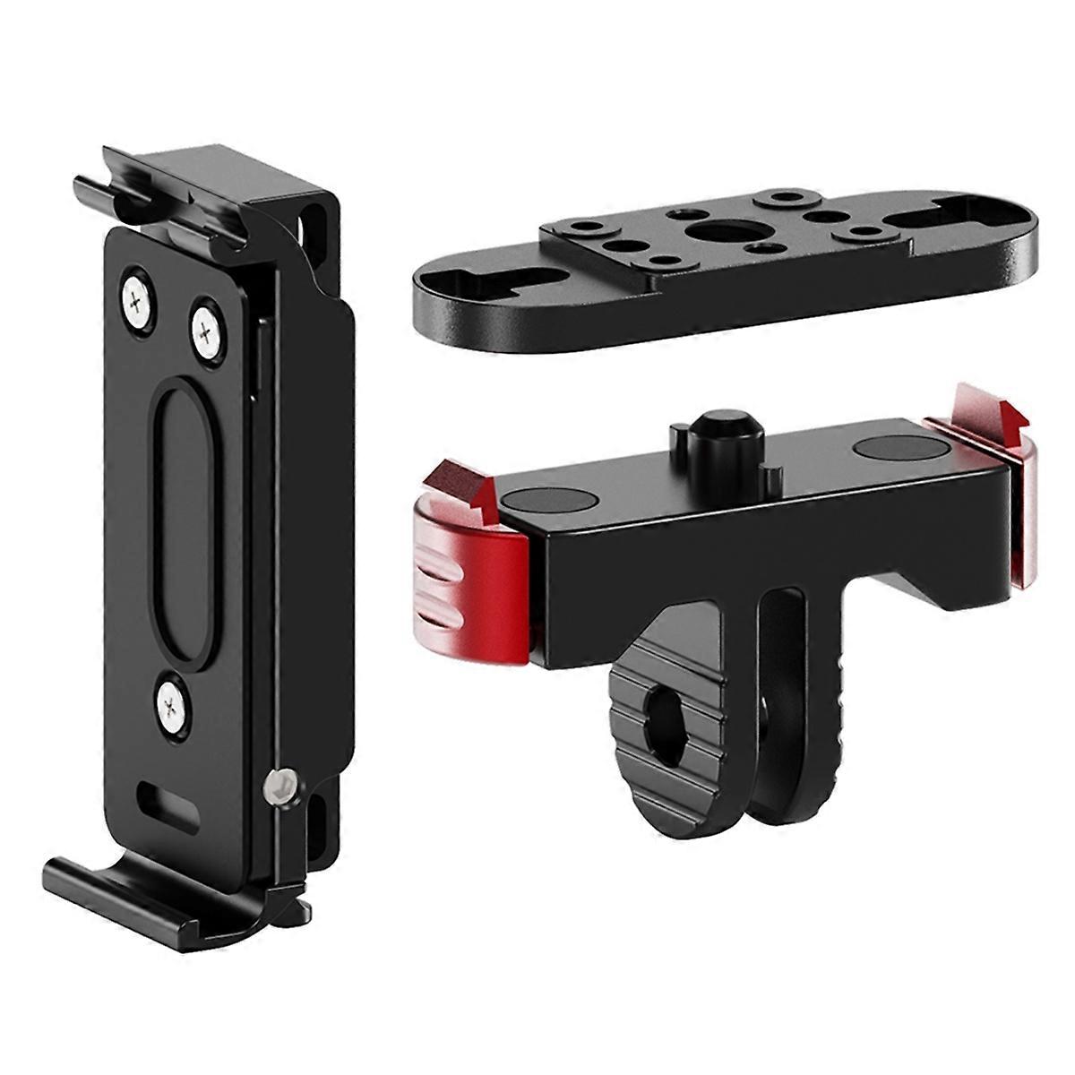 Magnetic Camera Mount Two Claw Adapter 1/4 Quick Release Base Anti Slip Grooves for 13 12 Tripod Ex