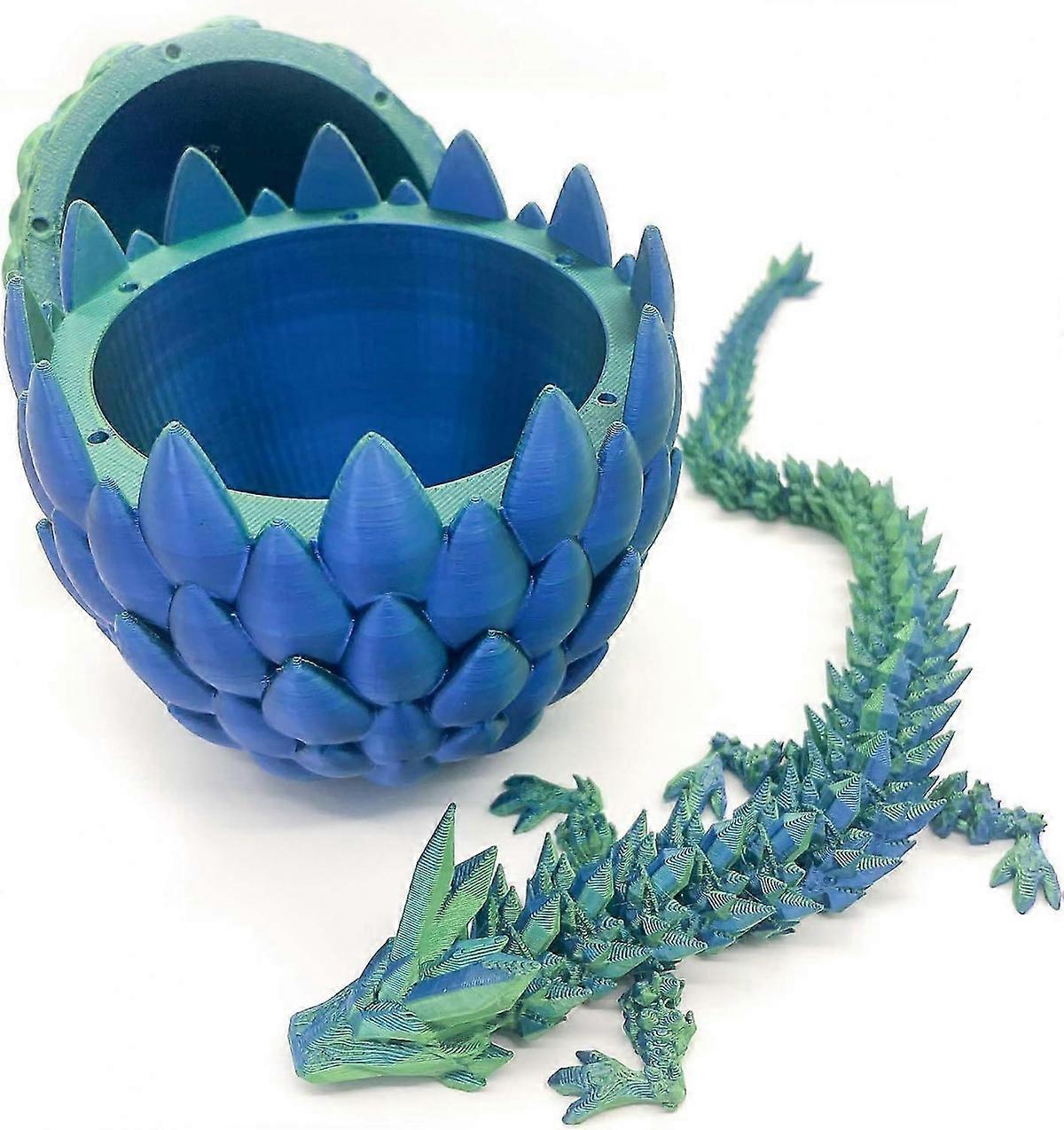 3D Printed Dragon Egg Ornament Creative Christmas Gift
