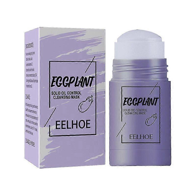 Minglan 2 Pcs Green Tea Mask Stick Blackhead Remover Deep Cleansing Smearing Clay Moisturizes Oil Control Purifying Clay Mask Stick