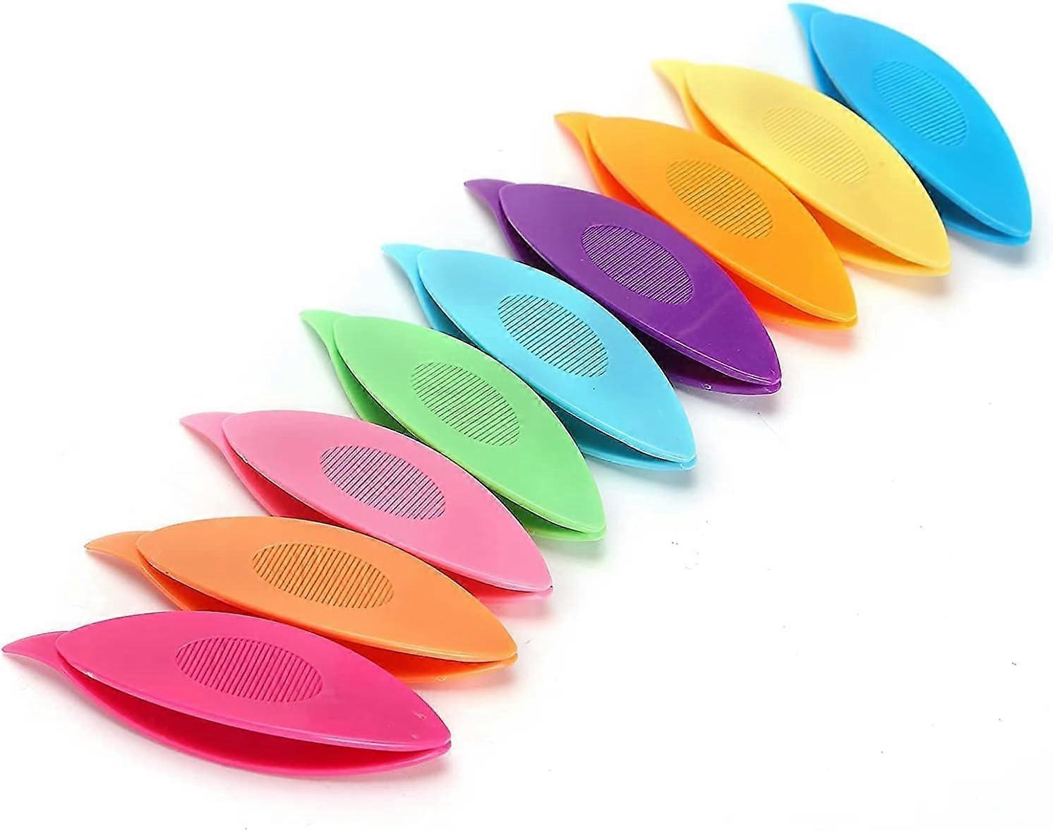 Tatting Shuttle 9Piece Colorful Plastic Set for Lace Making, Lacemaking Supplies, Handcraft, Needlework Tools