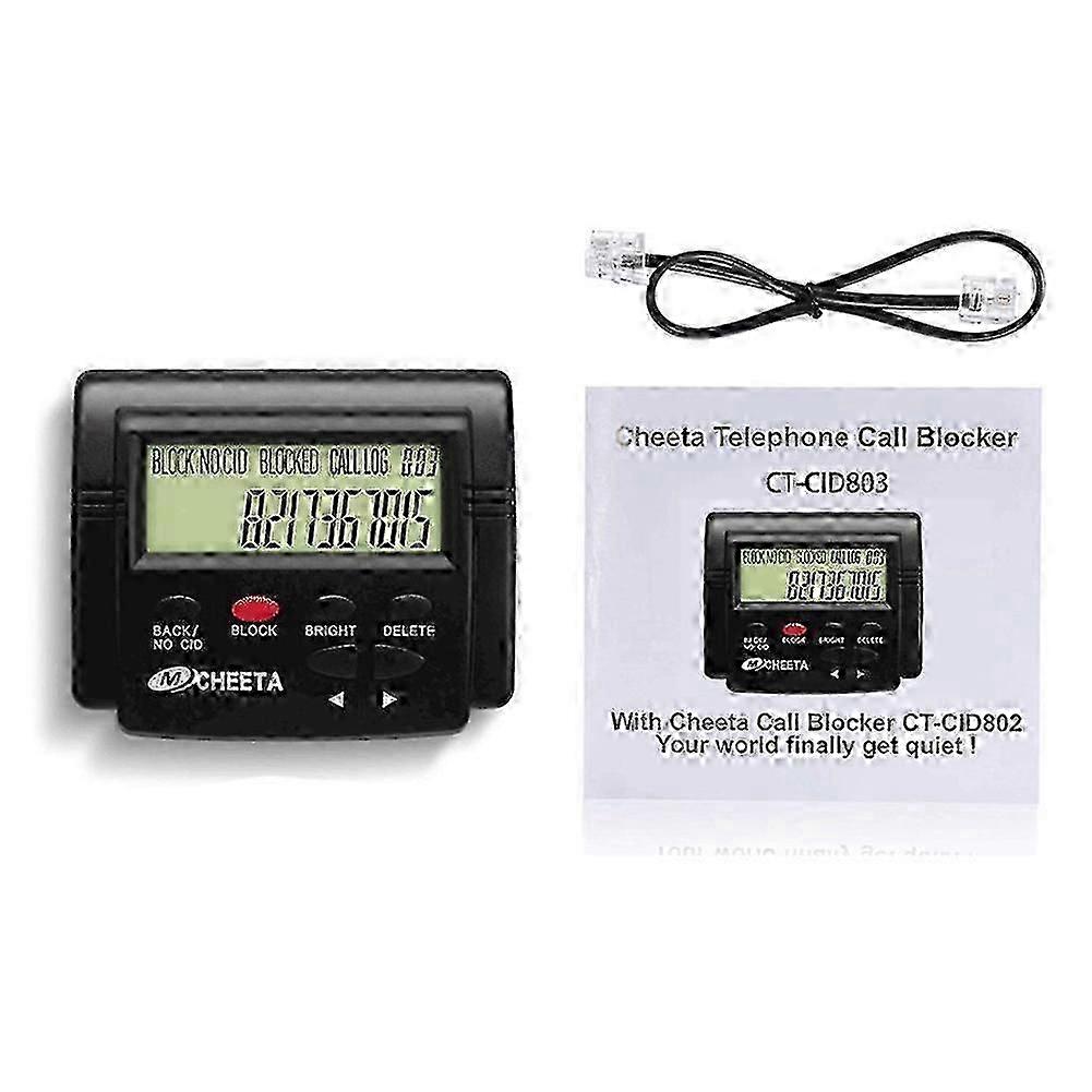 Advanced Call Blocker with LCD Display for Incoming Calls - High Capacity Anti-Nuisance Solution