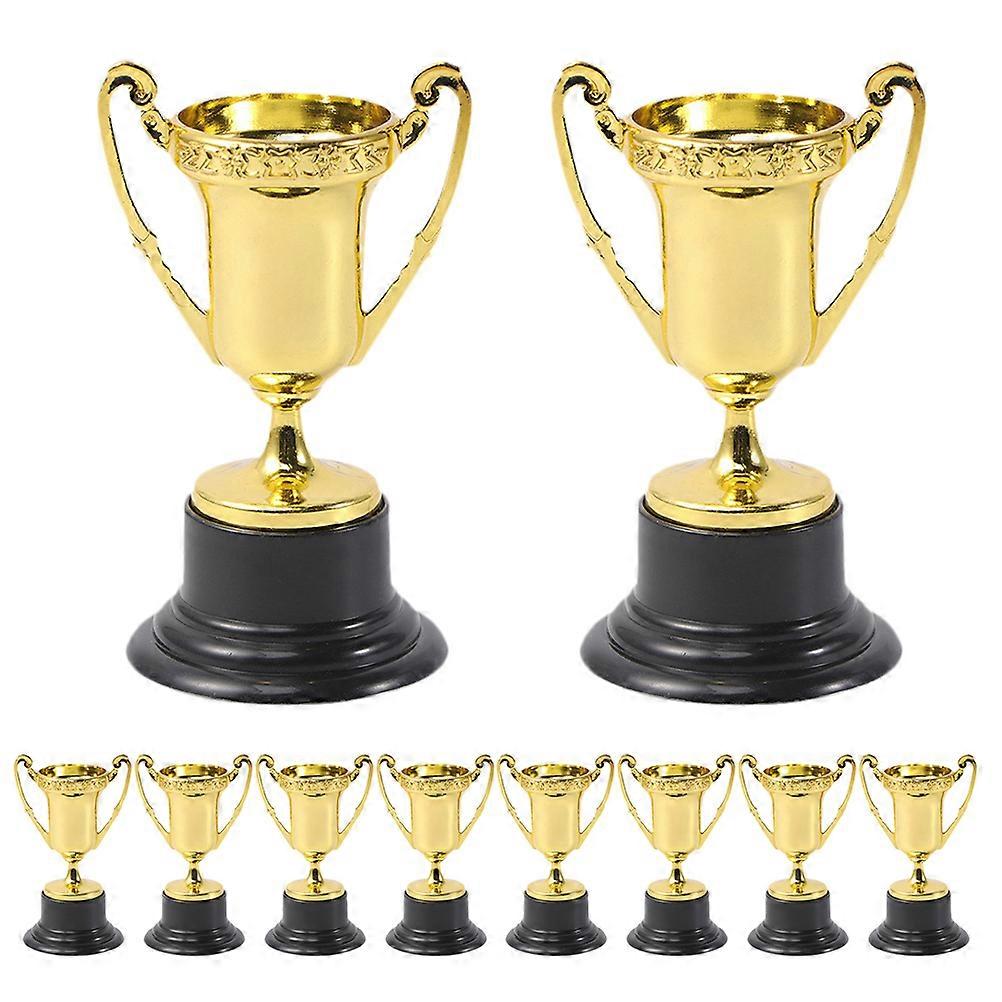 Plastic Trophy Multi-Function Decorative Trophy Cup 10Pcs for Kids Rewards