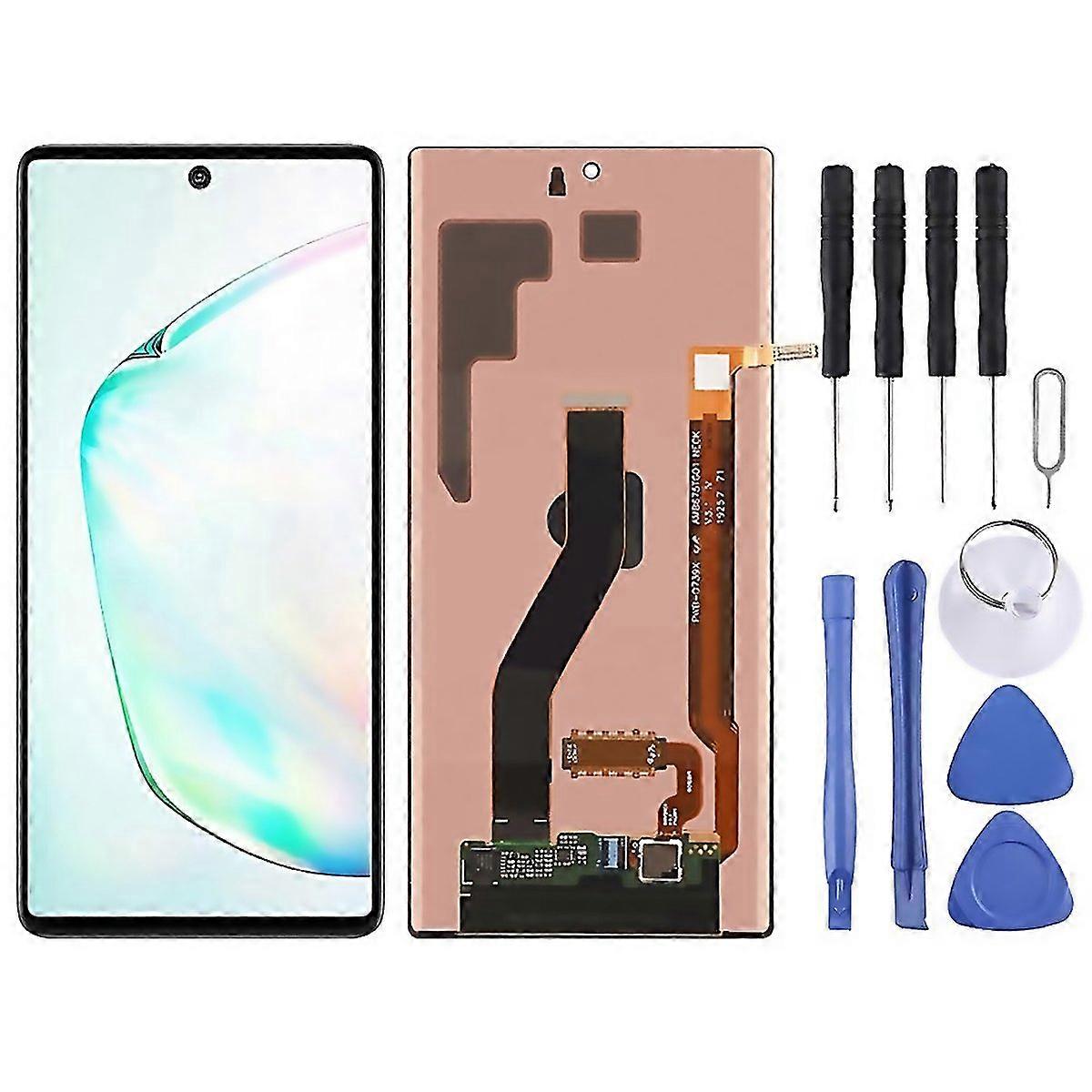 For Compatible Dynamic Amoled Lcd Screen For Galaxy Note 10 With Digitizer Full Assembly Black