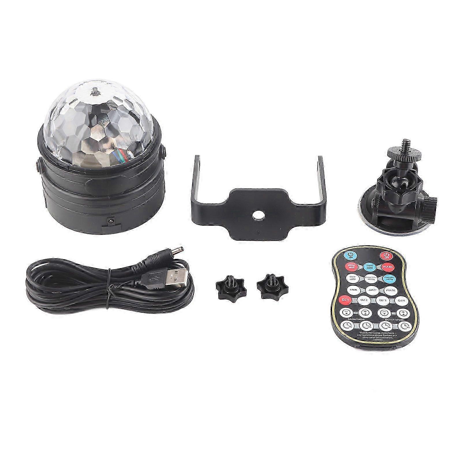 USB Ball Party Lights LED RGB Sound Activated Party Lights with Remote Control for Birthday Xmas