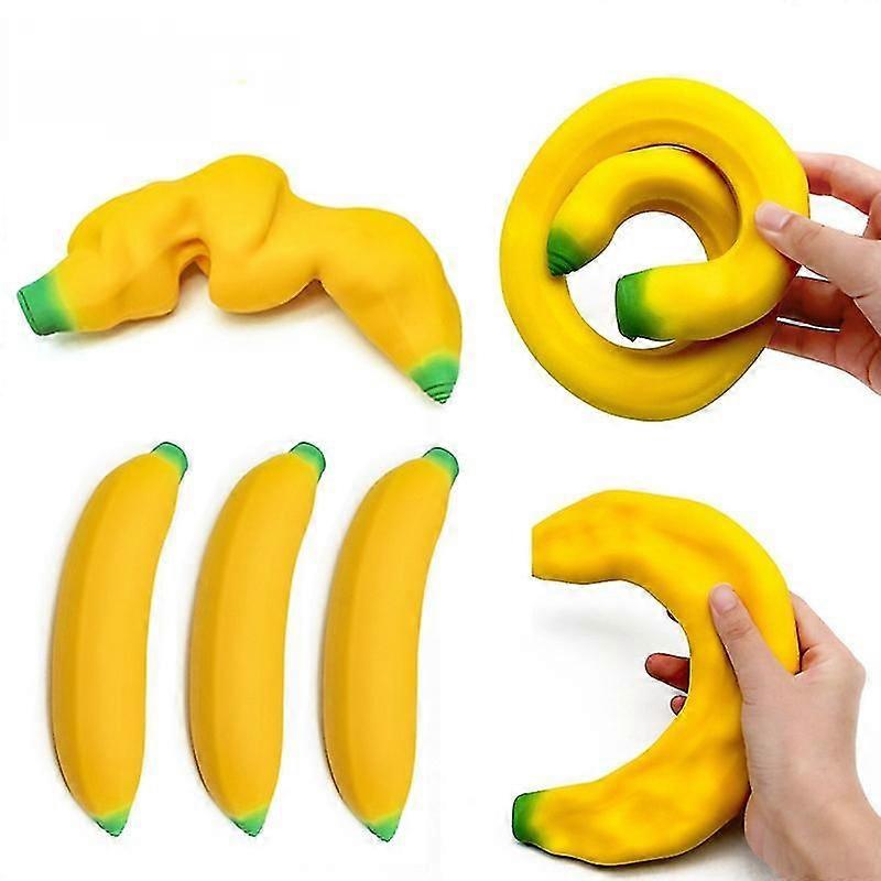 Stretchy Banana Sensory Toy Squeeze Squishy Stress Relief Toy