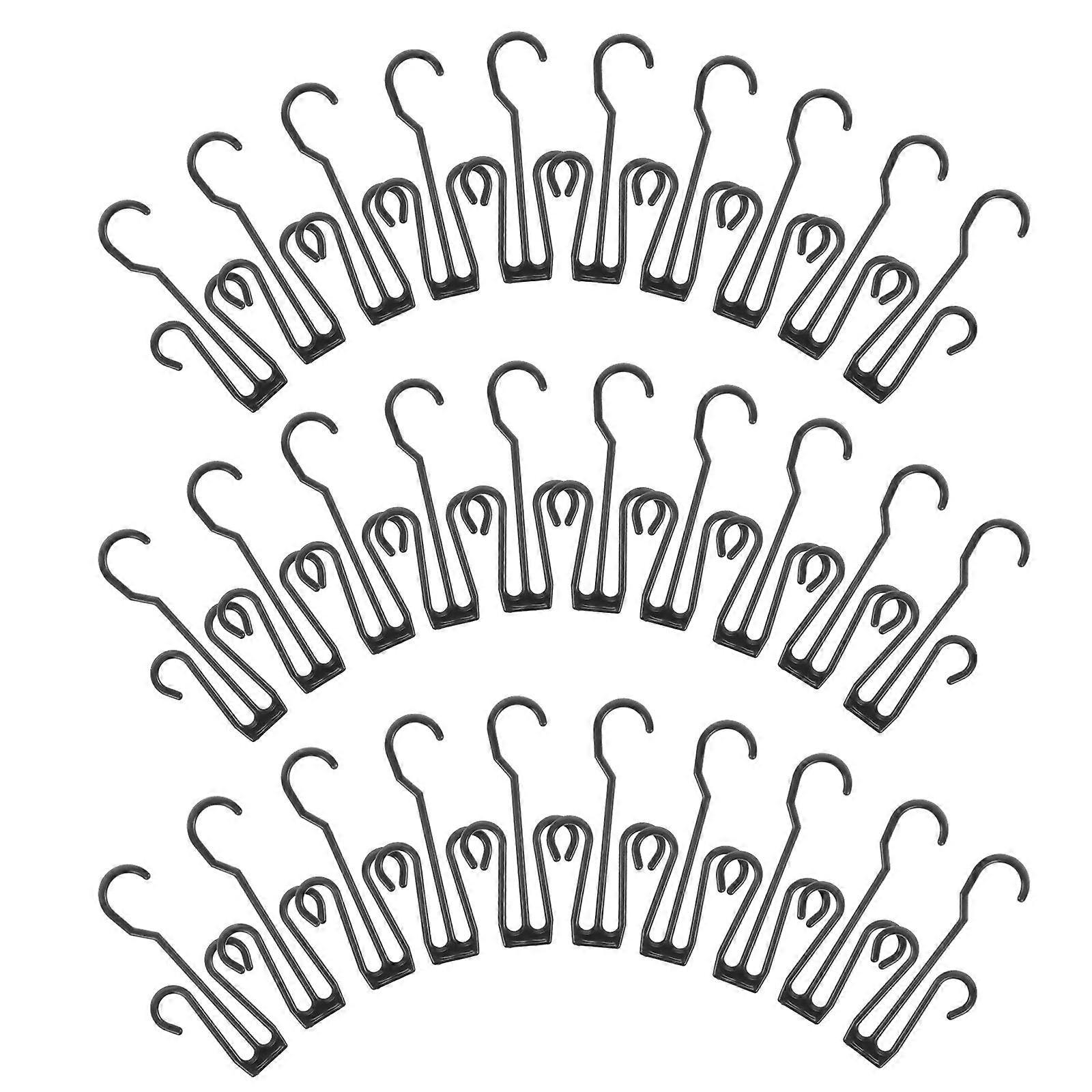 36Pcs Plastic Shoe Hanger for Shoes Drying Rack with Space Saving Design