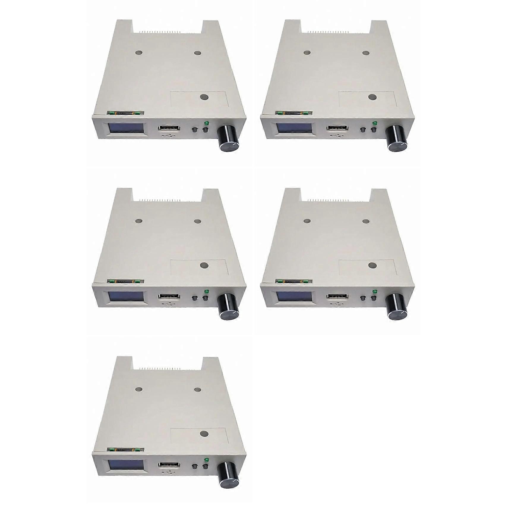 5X SFRM44-U100LQD-435 Floppy Drive Emulator with OLED Screen & Rotary Encoder OLED Flash Floppy Drive