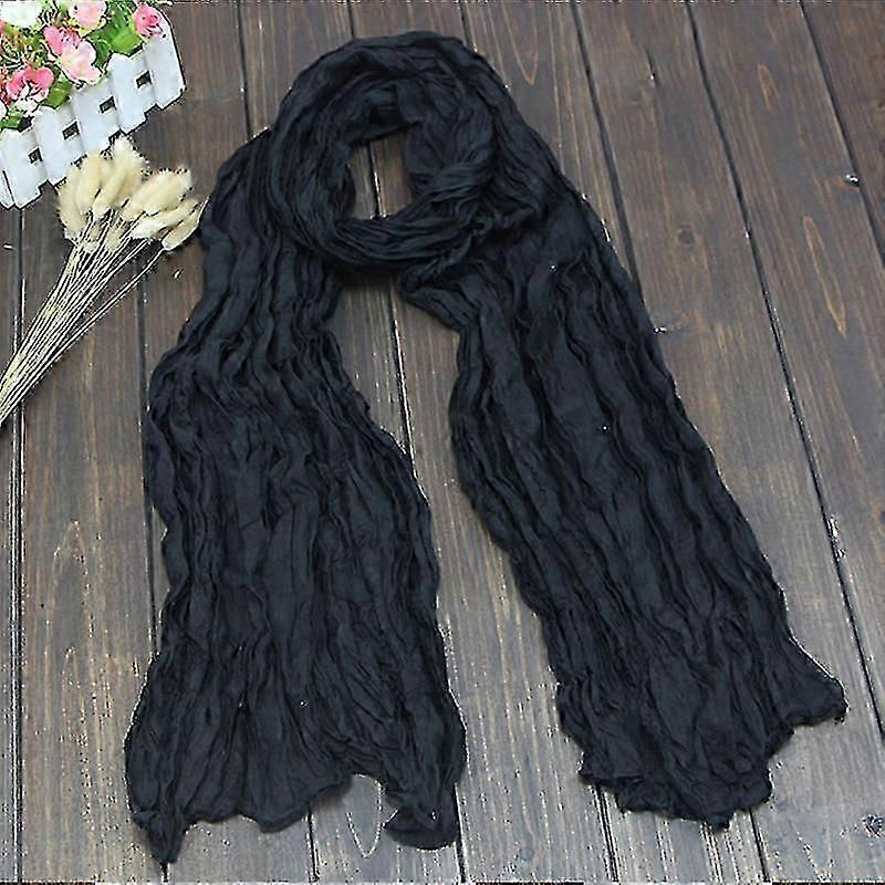 Sciarpa da donna Lungo Cotone Voile Scialli Collo Wrap Sciarpe per Autunno, Inverno