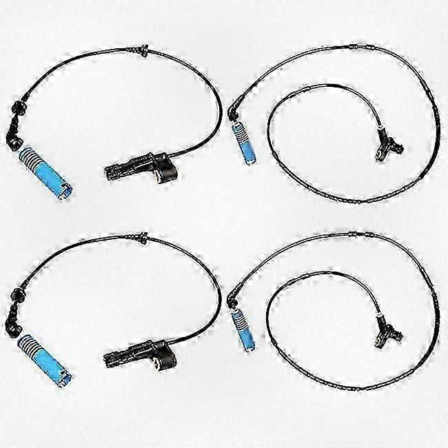 4Pcs Front and Rear Wheel Speed Sensors Compatible with Certain Brands for E46 316 318 320 330 Z4 E85 E86 34526752681 34526752682 3-Yvan