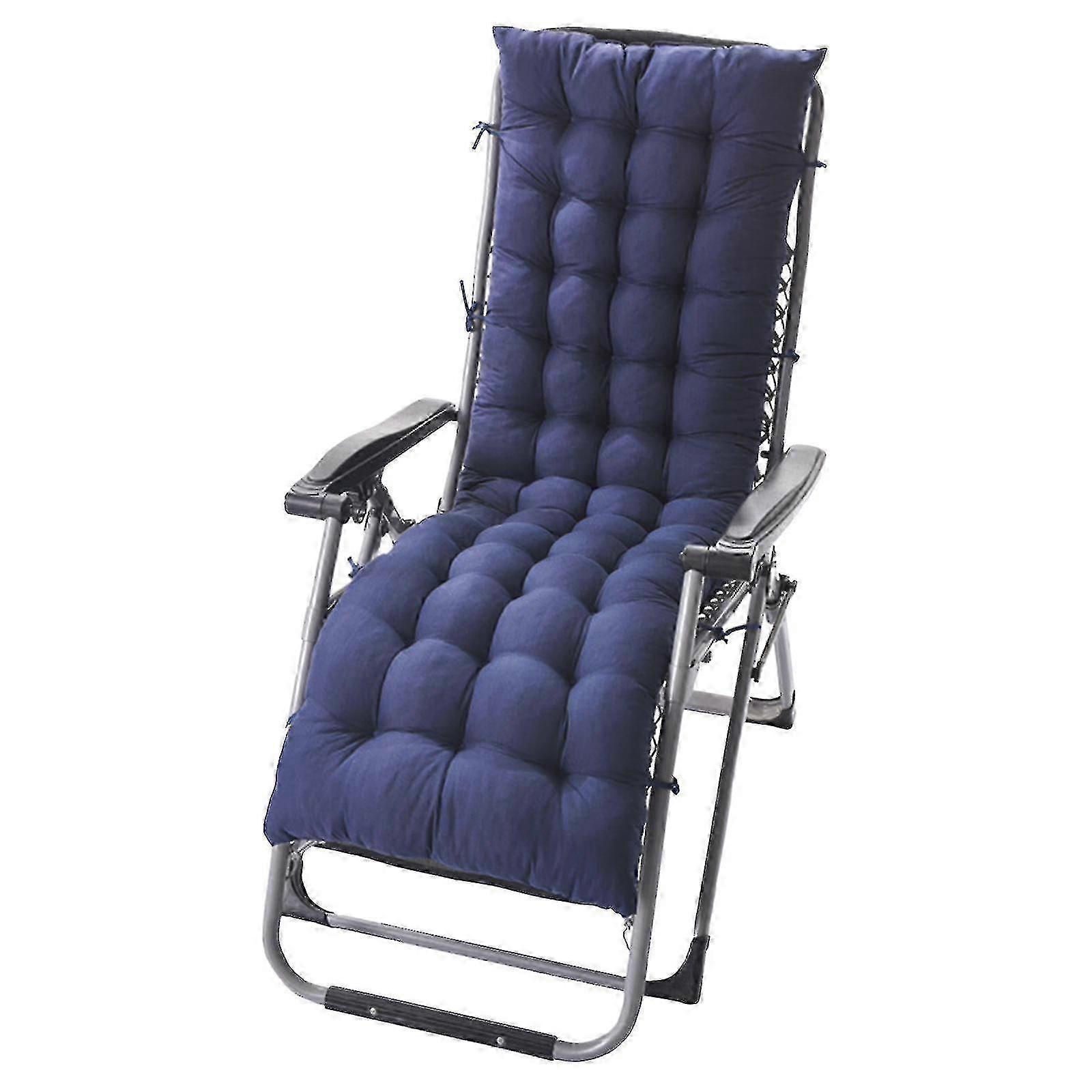 25-26 155cm Coussin de chaise longue Coussin de remplacement Coussin en coton Coussin pour chaise longue