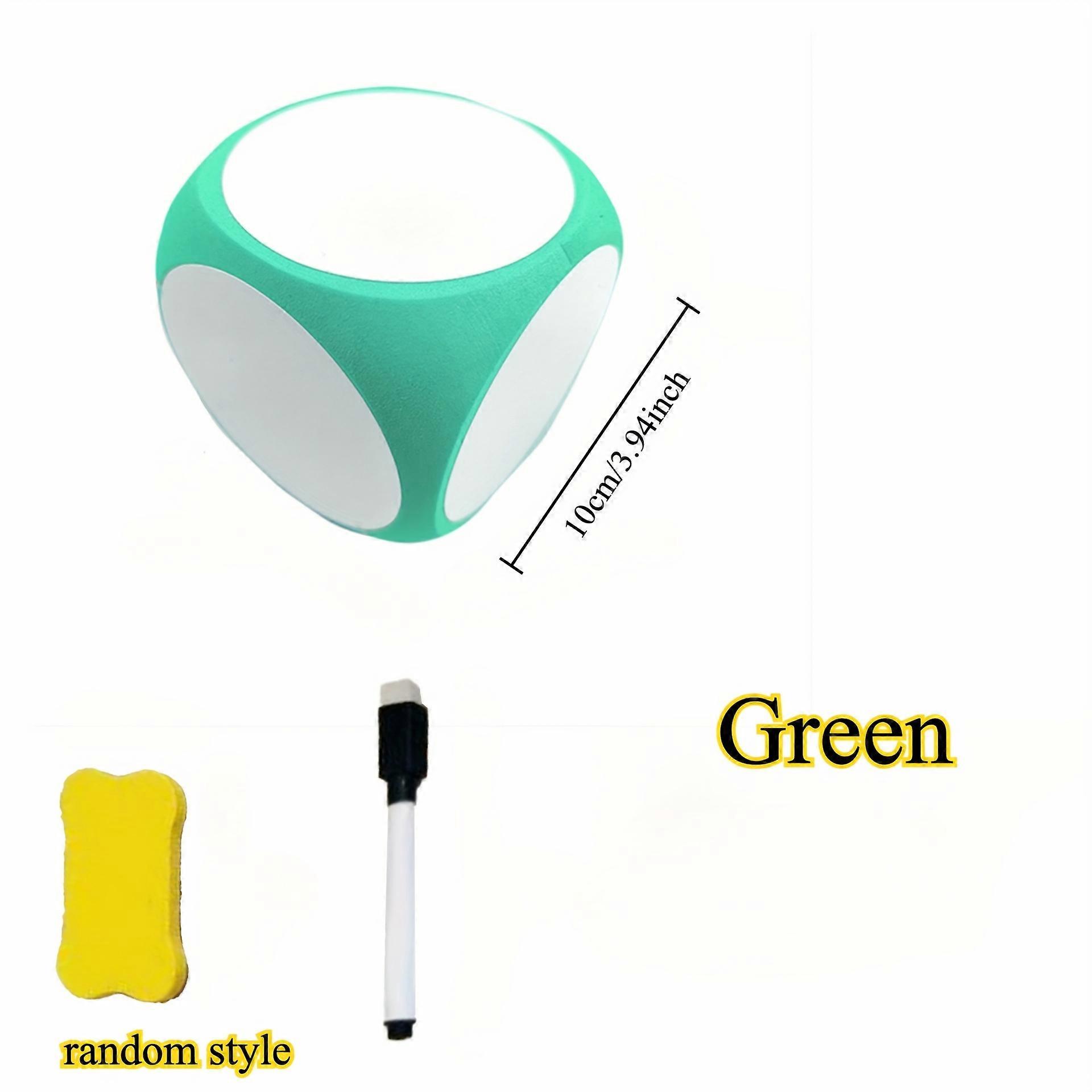 Whiteboard Dice Set, Reusable and Erasable Fun Classroom Props - Suitable for Developing Math and English Skills