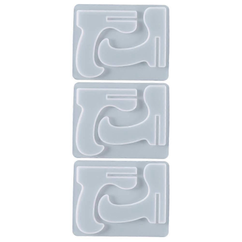 Tabletop Easel 3 Pcs Bracket Epoxy Mold Display Stand Mobile Phone Accessories DIY Picture Stands for White