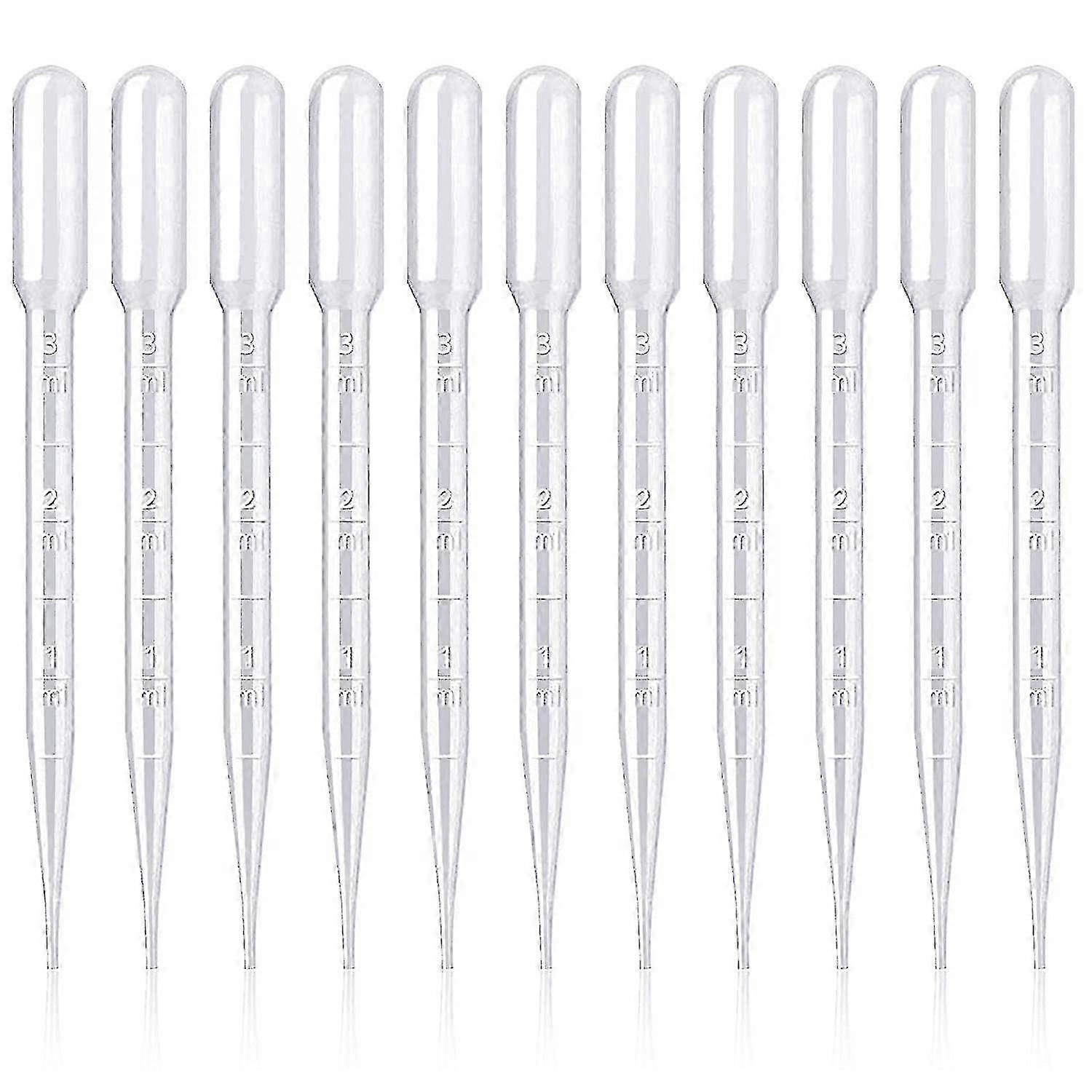 200pcs Plastic Pipettes 3ml For Laboratory Experiment