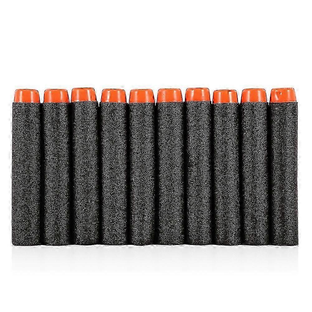 7.2cm Foam Bullets 10-Pack for Toy Blaster Guns Black
