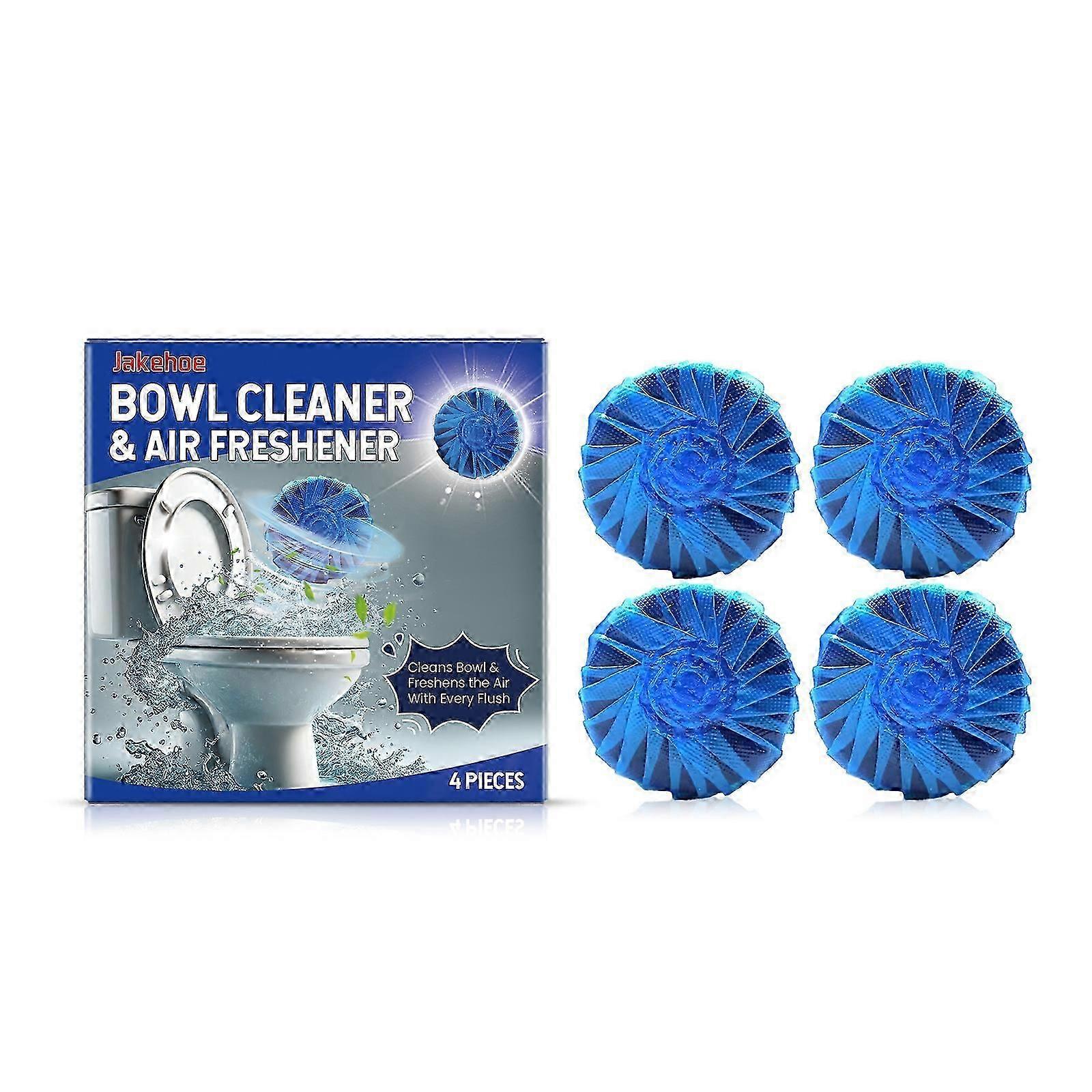 Powerful Toilet Cleaning Blocks - Deodorize, Freshen  Remove Stains, 4-Pack