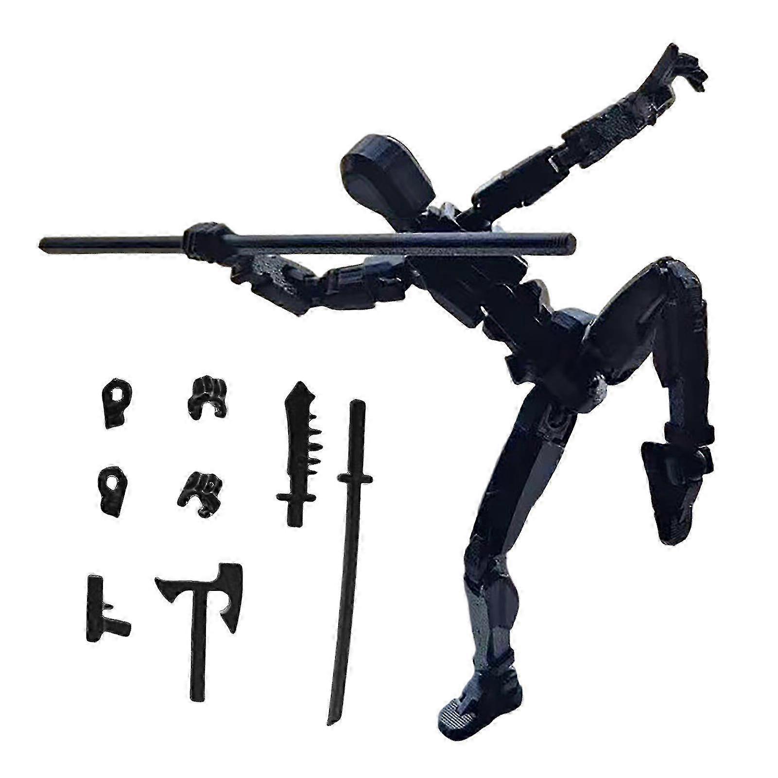Joint Man Multi-Jointed Movable Robot Model Action Figure Flexible Joint Art Figure for Home Decoration