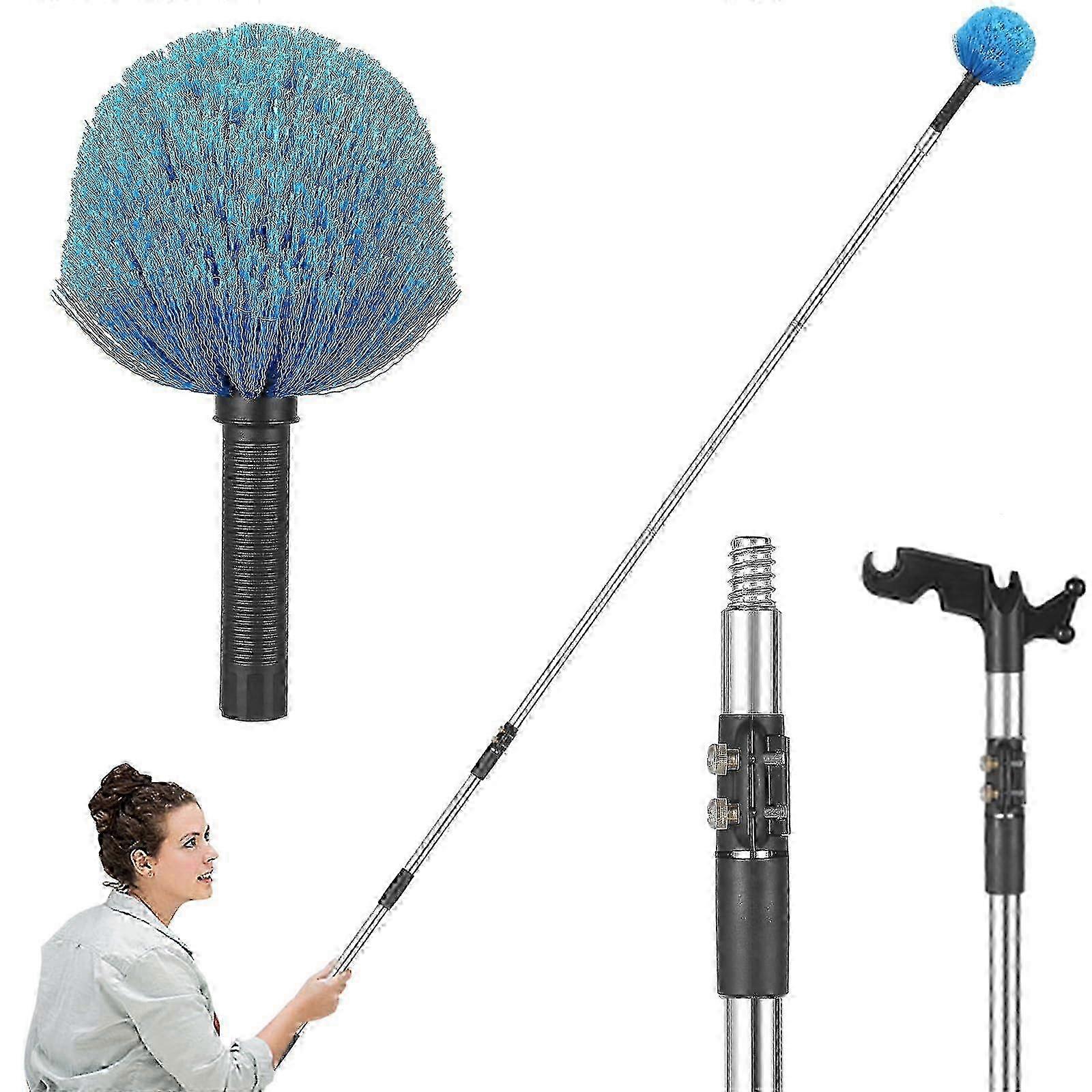 Adjustable Telescopic Cobweb Duster for Indoor Cleaning 6-11 ft