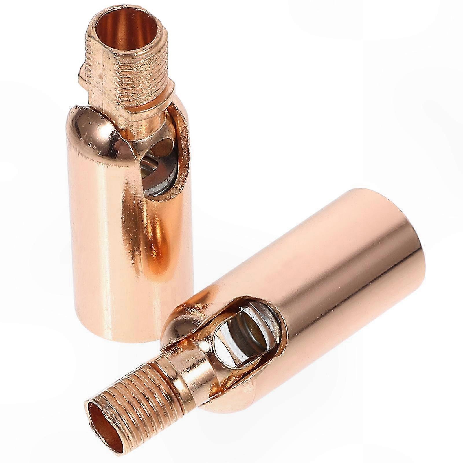 Ceiling Light Adapter with 180° Swivel Head, Alloy Pendant Track Converter, 4.5x4.5x1.5cm, 2 Pieces