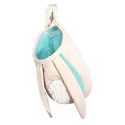 Easter Ears Basket Rabbit Ear Storage Bag Easter Gift Hanging Handbag Cloth