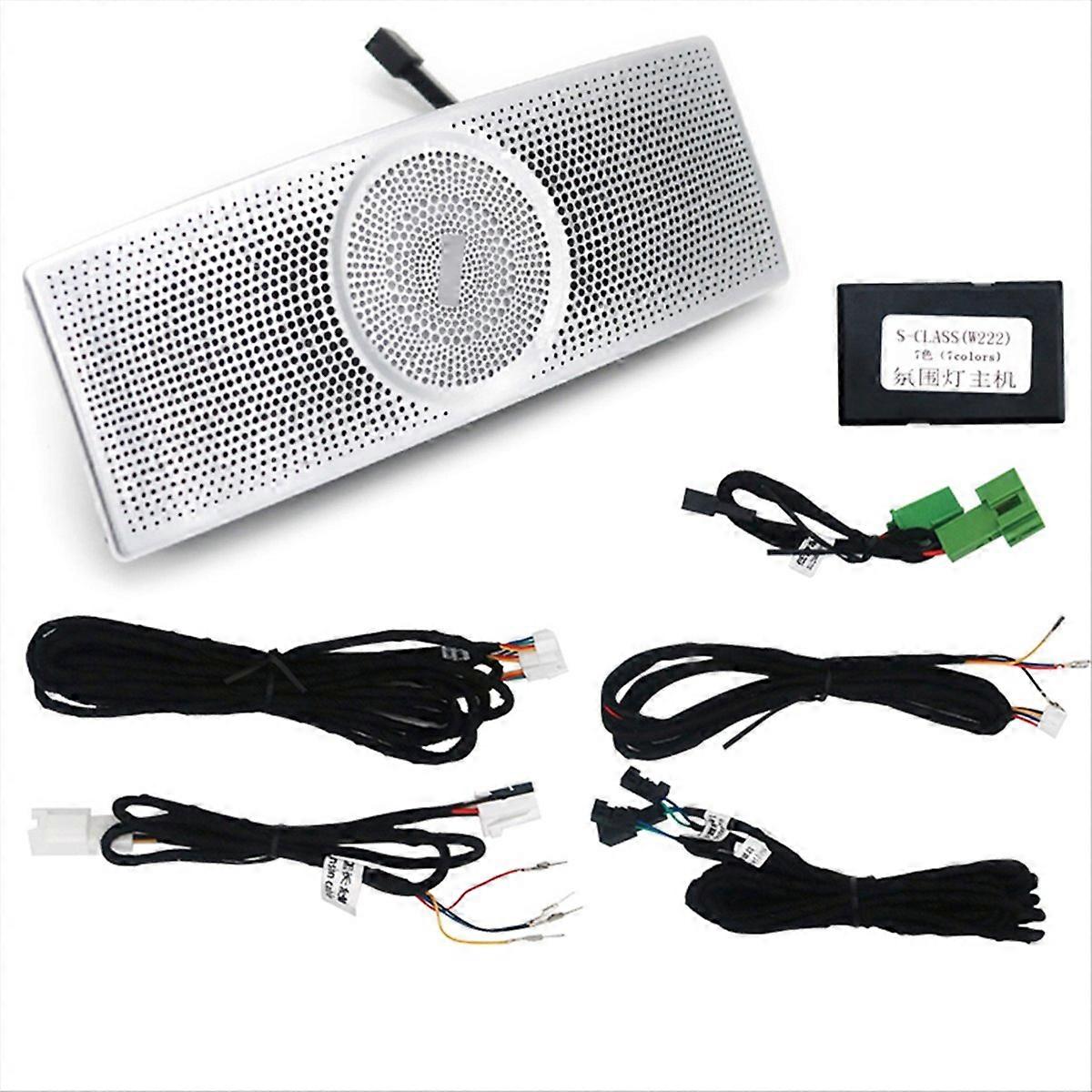 Car Roof Reading Light with Ambient Light Luminous Roof Speaker Reading Light for - S-Class W222