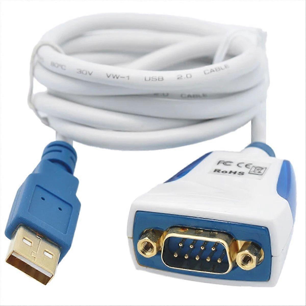 USB to RS232 Cable Converter USB to RS232 Serial DB9 Adapter 1m