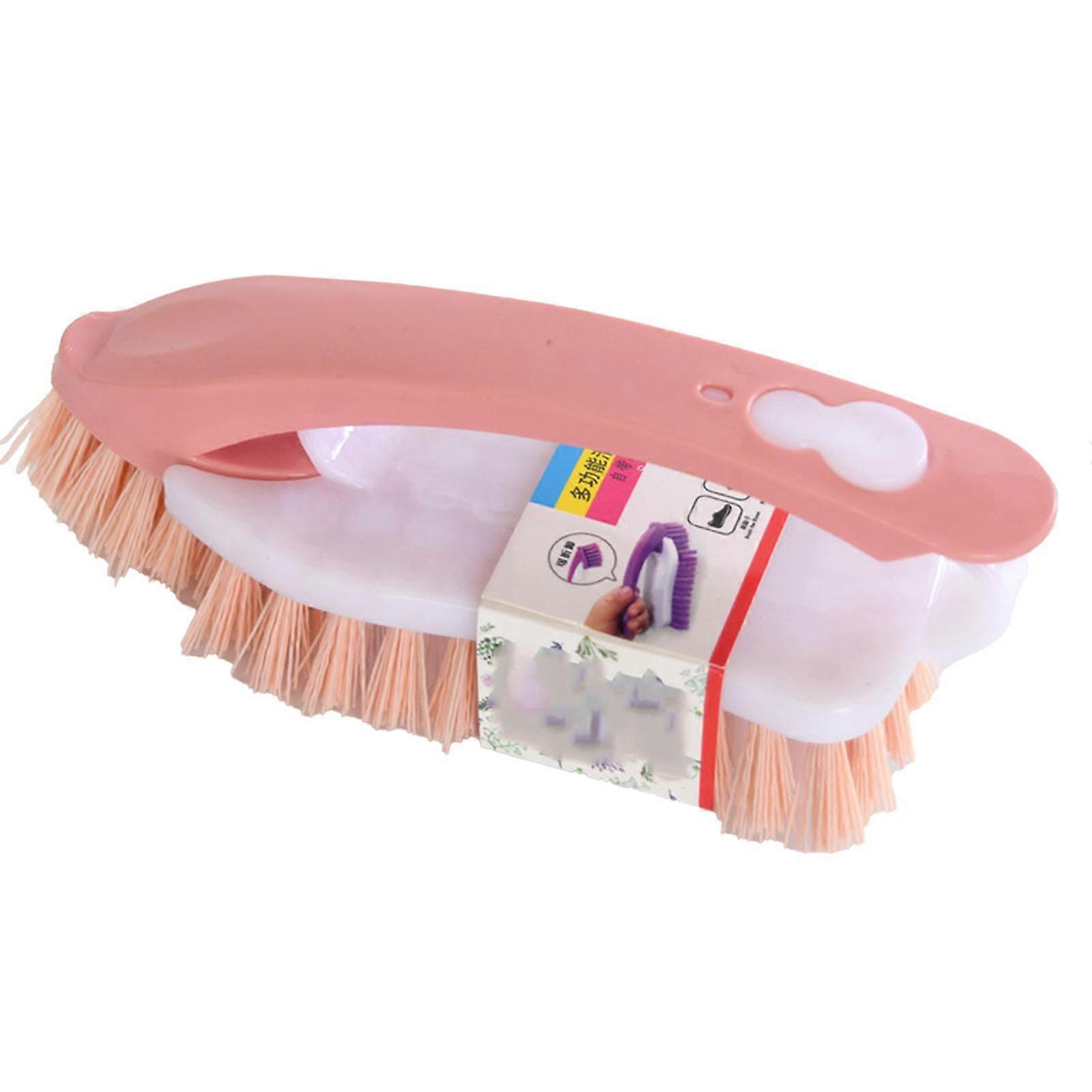 2 in 1 Cleaning Brush Multifunctional Handheld Removable Scrubbing Brush Gaps Brush Scrubber Shoe