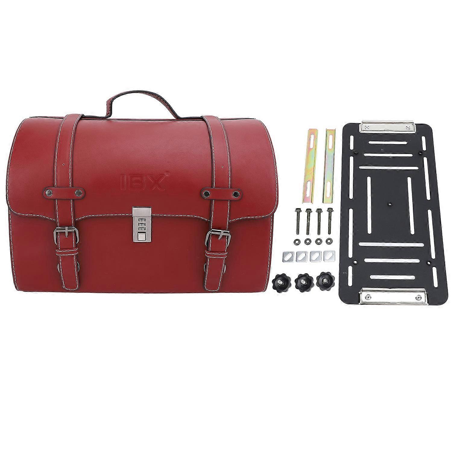 29.5Lオートバイテールバッグクイックリリースユニバーサル耐水性リアトランクラゲッジバッグロック付き