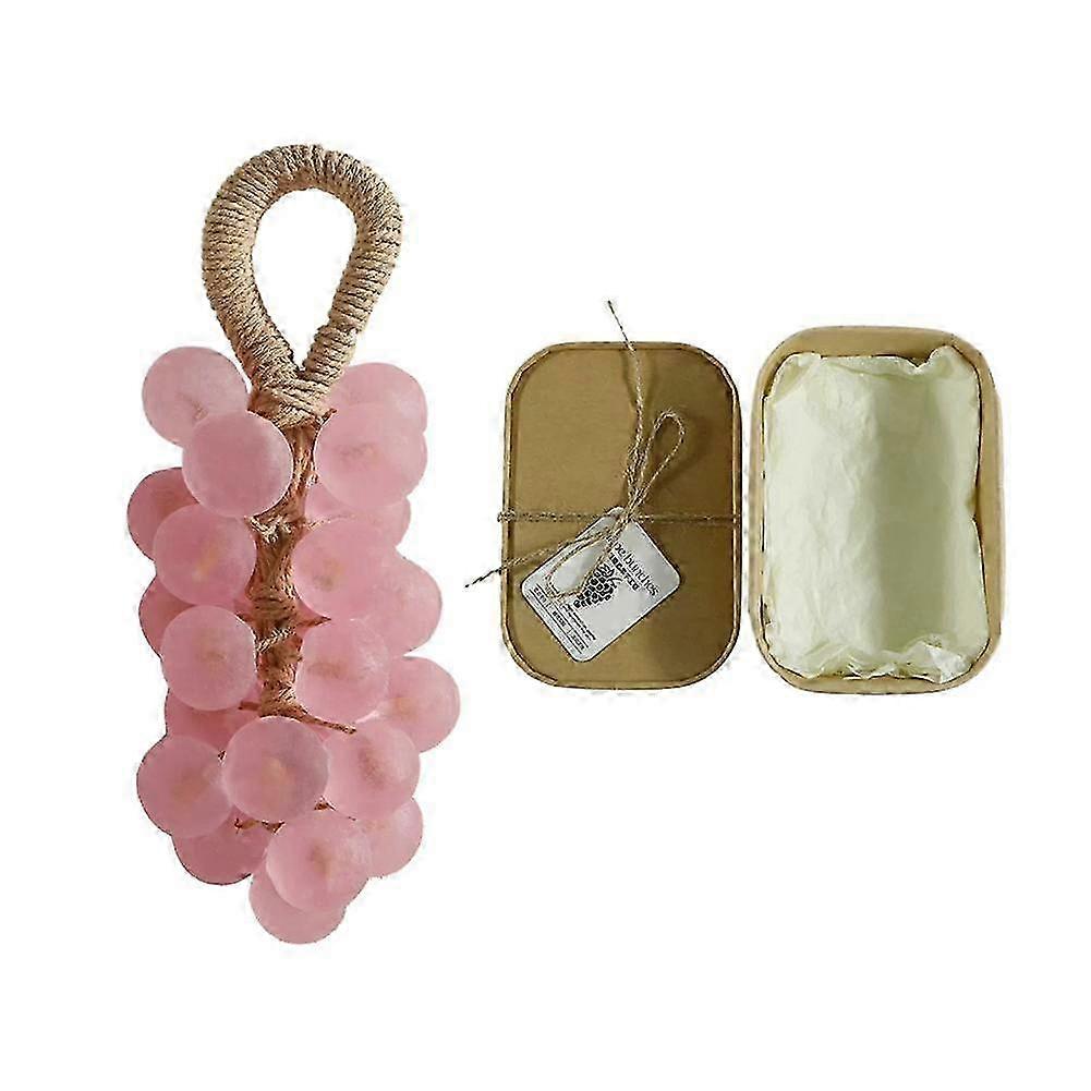 Handmade Grape Bunch Soap with Natural Essential Oils Eco-Friendly Gift Box for All Skin Types