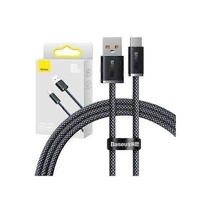 "Data and Fast Charging Cable - BASEUS - Dynamic Series - USB to Type-C - 100W - 1m"