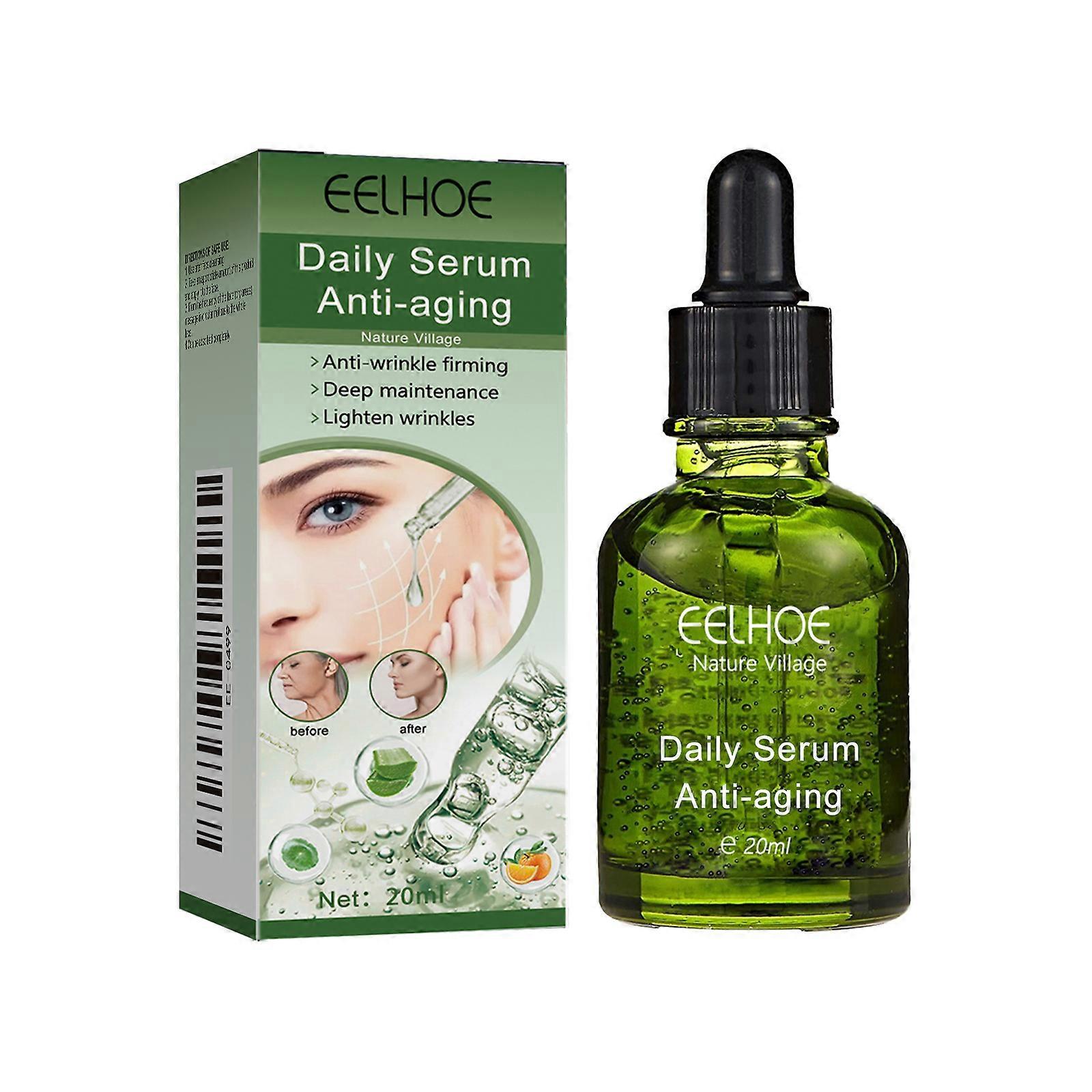 EELHOE Deep Anti-Wrinkle Serum, Facial Firming Reduces Fine Lines And Wrinkles, Shrinks Pores And Improves Skin