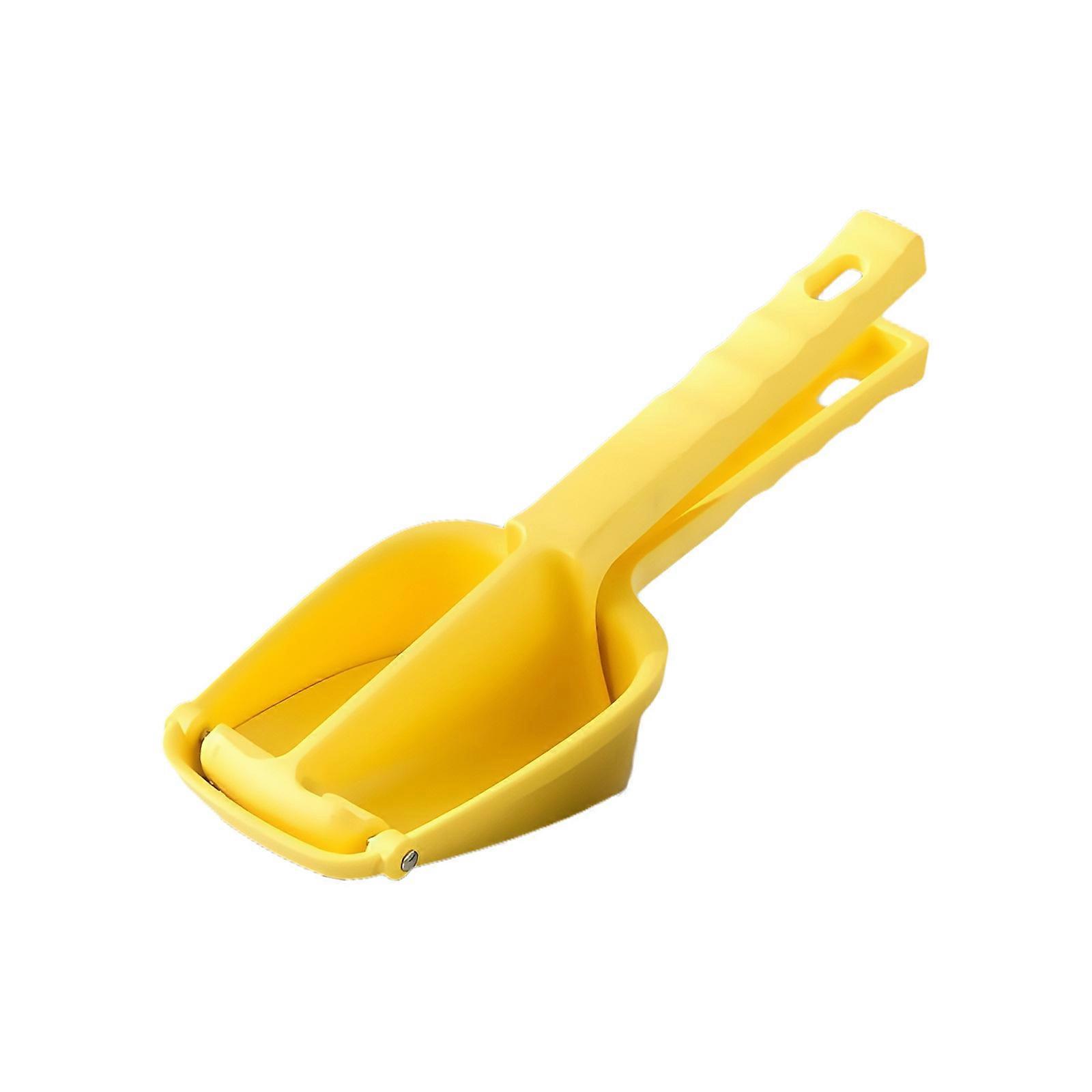 Space Efficient Manual Potato Presser Tool With Ergonomic Handle Food Mashers Perfect For Home Kitchens And Catering Use  Yellow