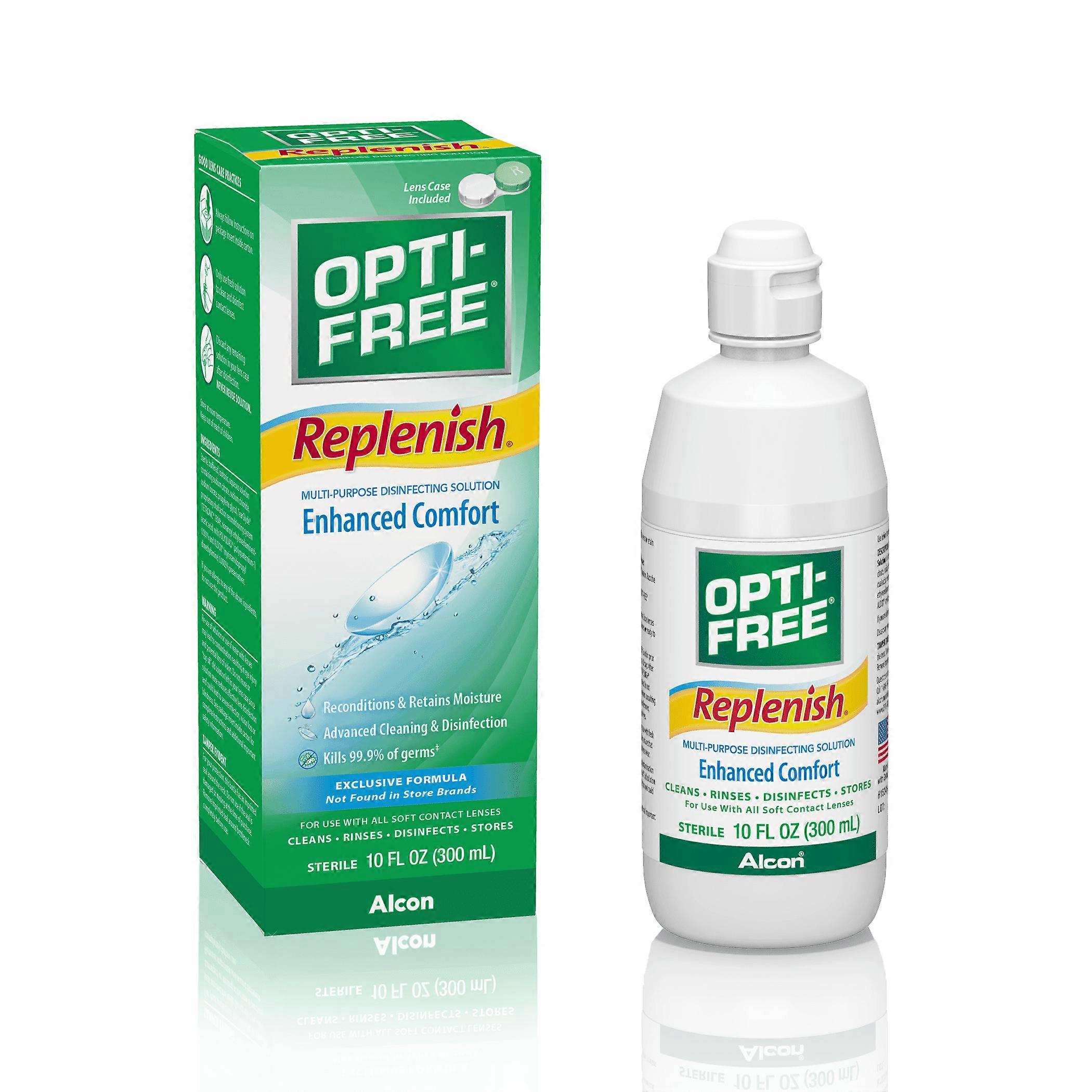 Opti-free Replenish Multi-purpose Disinfecting Solution, 10 Oz