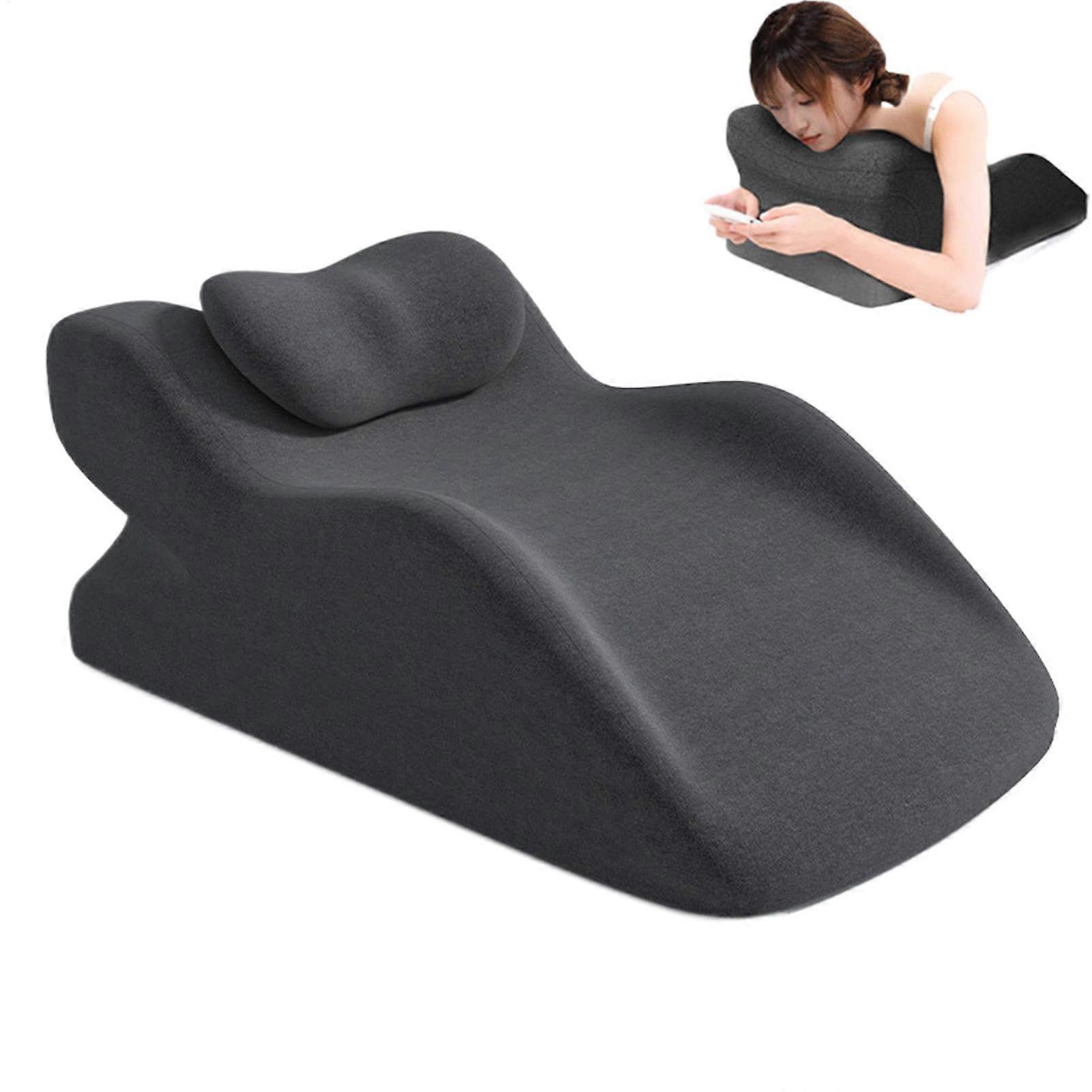 Bed Wedge Pillow for Reading and Sleeping Support, Comfort Cushion for Back, Leg and Ankle Elevation
