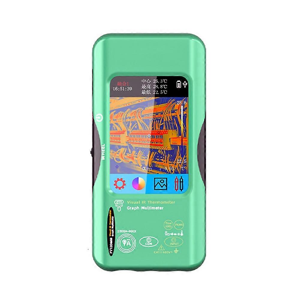 Thermal Imaging Multimeter 2-in-1 320x320 Resolution 3.98 Inch Touchable 15 Color Palette Circuit Board Repair Test