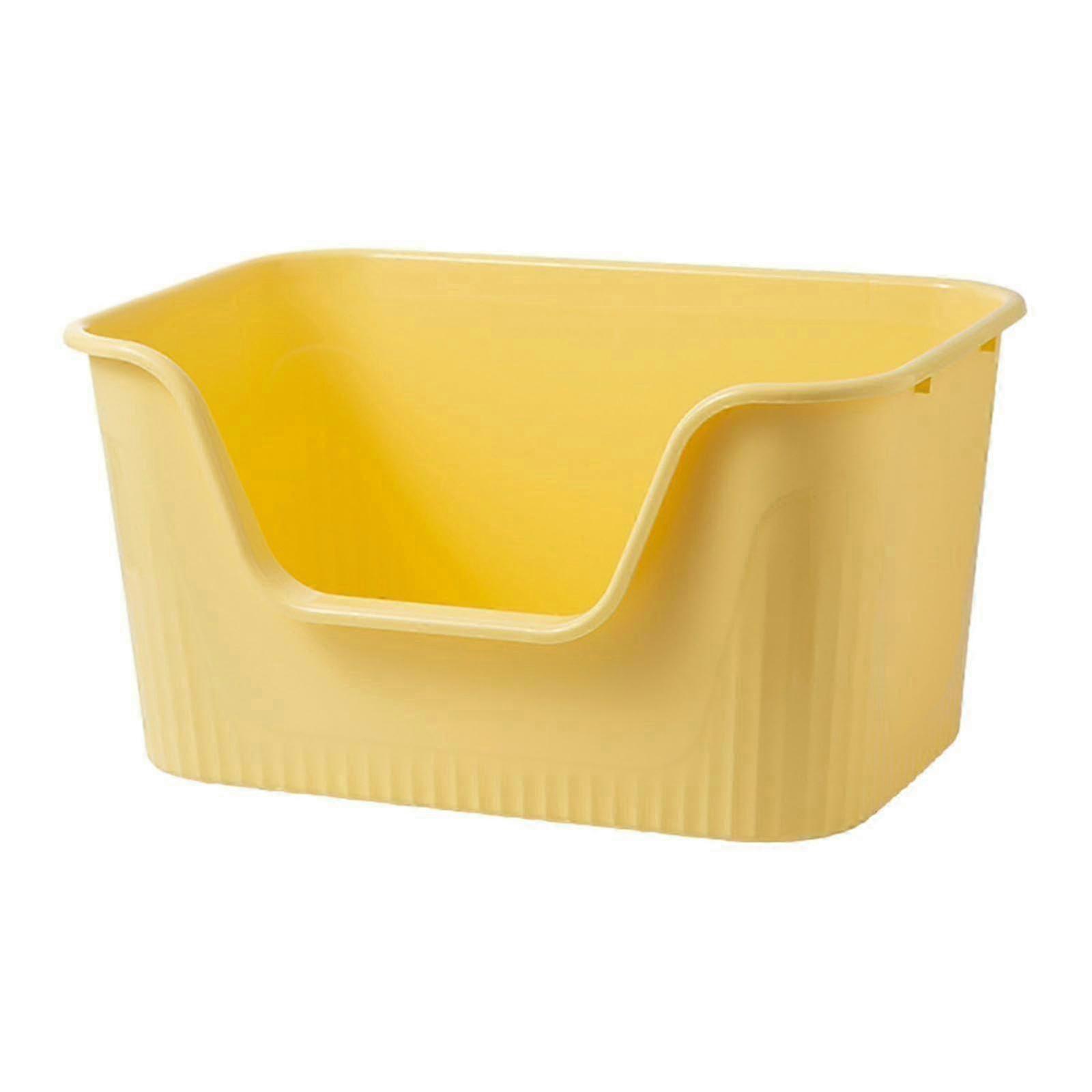 Splash-proof high-sided cat litter box