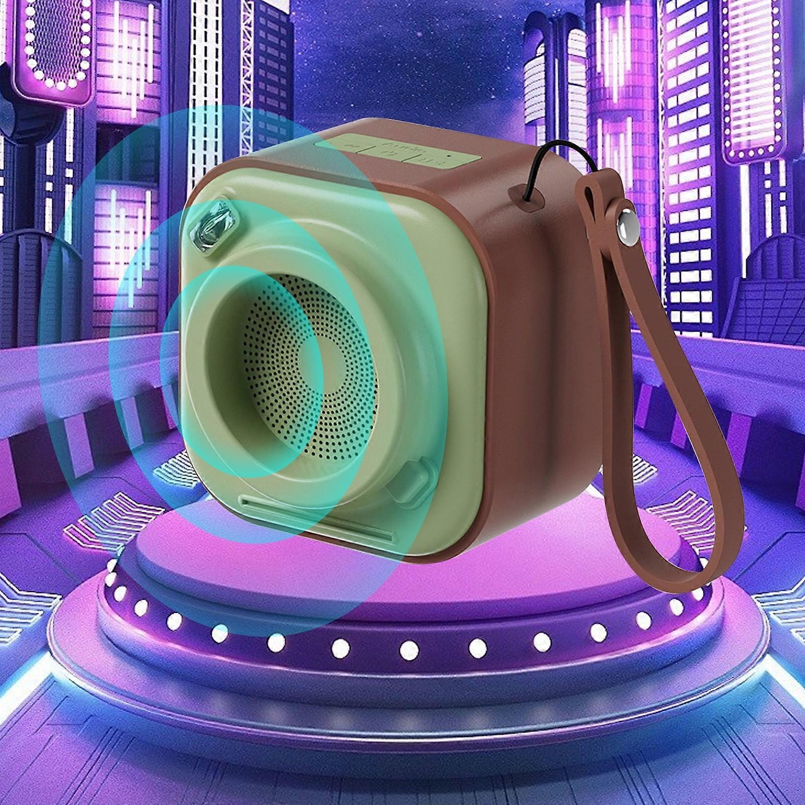 Quinlirra Ewa-A132 Retro Camera Bluetooth Speaker, Portable Wireless Speaker with Powerful Bass, Compact Design, Compatible with All Devices