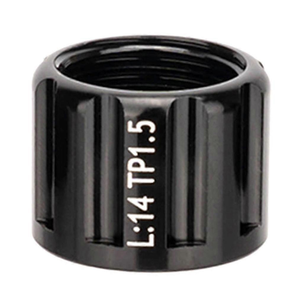 MTB/Road Bike Thru Axle Nut - M12 & M15 Threaded for Wheel Stability