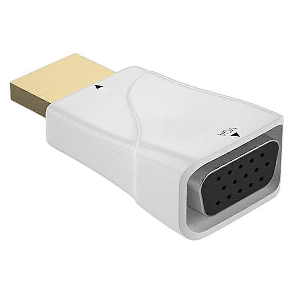 jixopn Computer HDMI-Compatible to VGA Converter for Set-Top Box HD 1080P VGA Adapters
