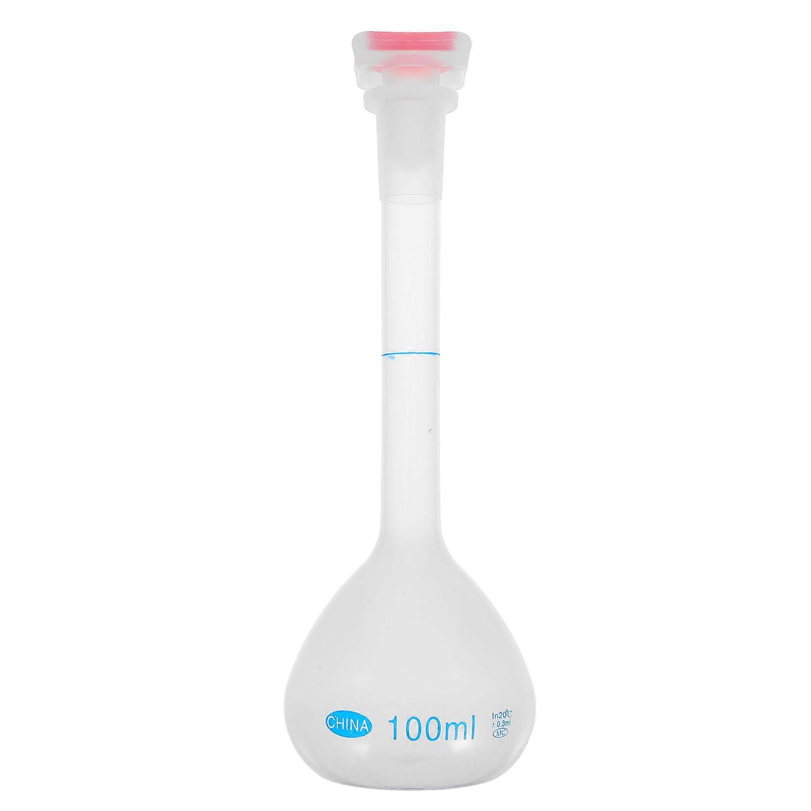 Volumetric Flask Laboratory Supply for Measuring 100Ml Plastic Science Flask