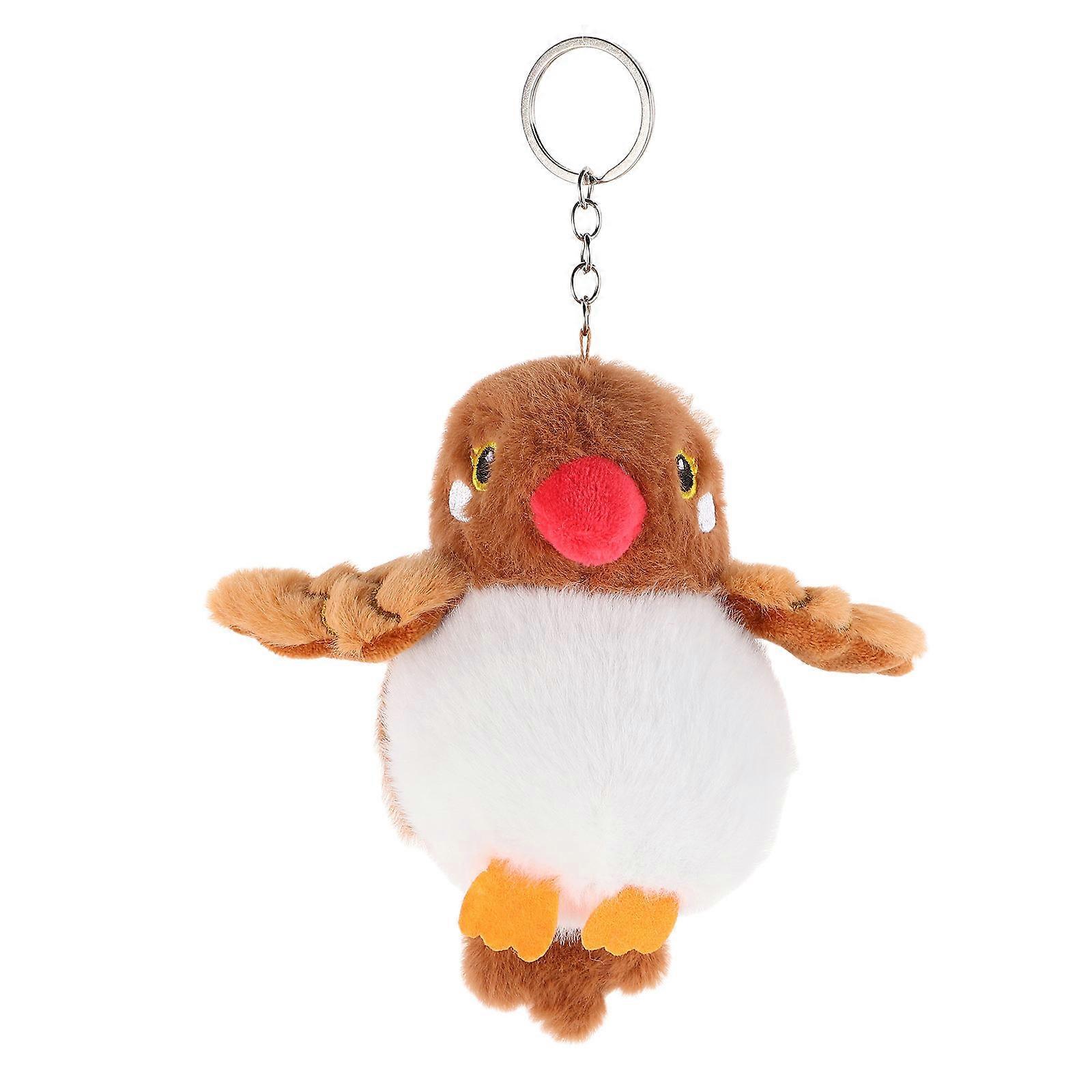 Cute Parrot Plush Keychain Pendant for Decor with Pirate Theme
