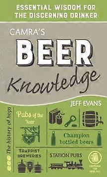 Camra's Beer Knowledge - Jeff Evans - Hardback - English Book - Beers and ciders