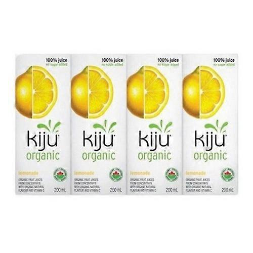 Kiju Organic Organic Lemonade, 4 X 200 Ml (Case Of 8)