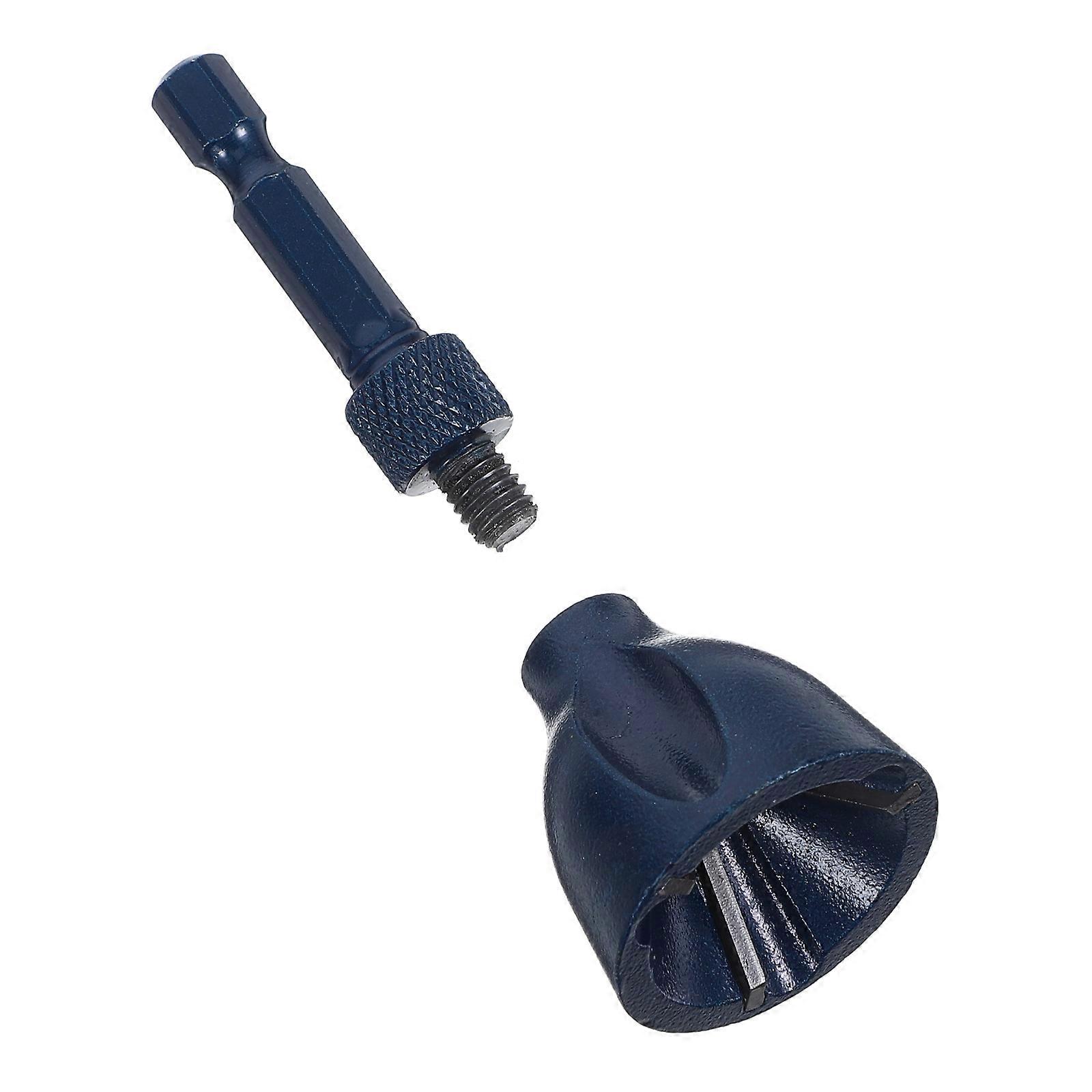 Deburring Chamfer Tool Professional Use Blue Round Convenient Deburring 1Pcs