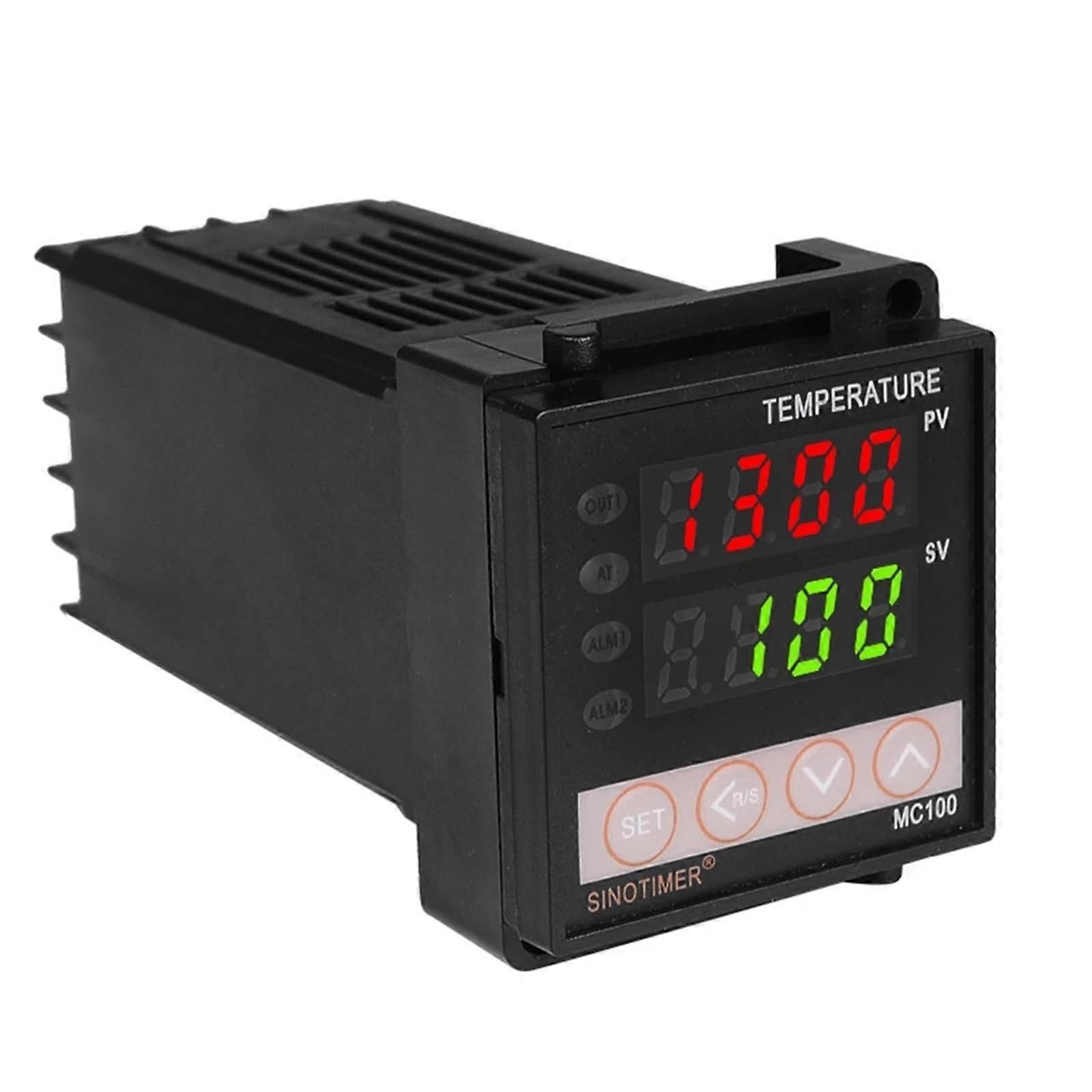 12V DC Digital PID Temperature Controller with K/J Thermocouple, Accurate Industrial Thermostat